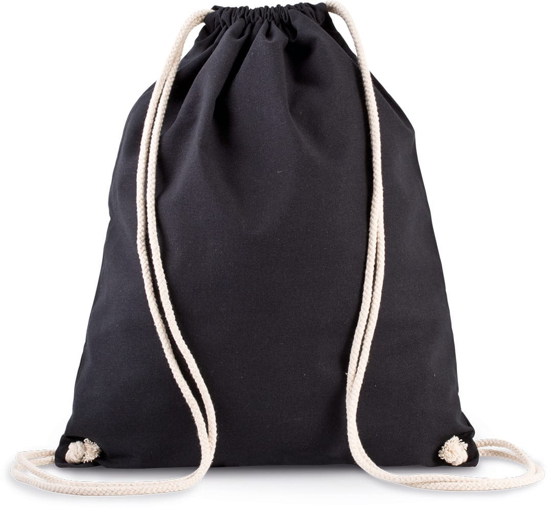 Miniature 1 pour Sac à dos en coton bio avec cordelettes