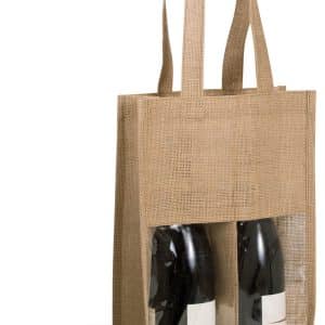 Visuel Sac porte-bouteilles en jute