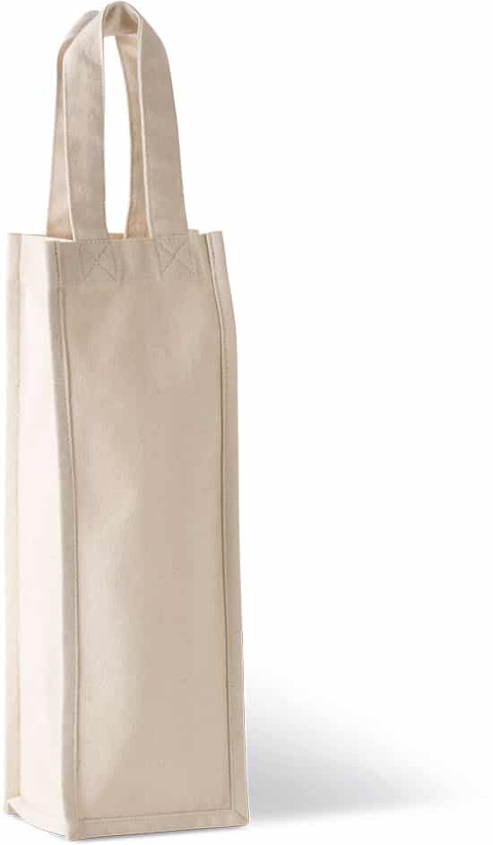 Miniature 1 pour Sac porte-bouteille en coton canvas