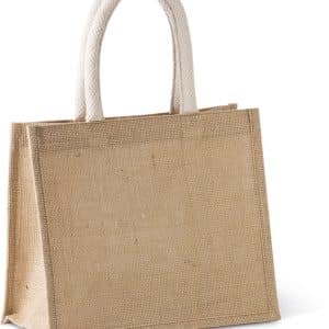 Visuel Sac style cabas en toile de jute - modèle moyen