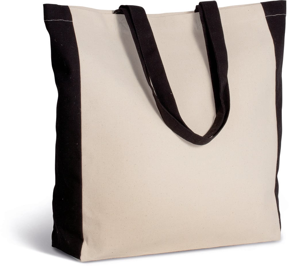 Miniature 1 pour Sac cabas bicolore