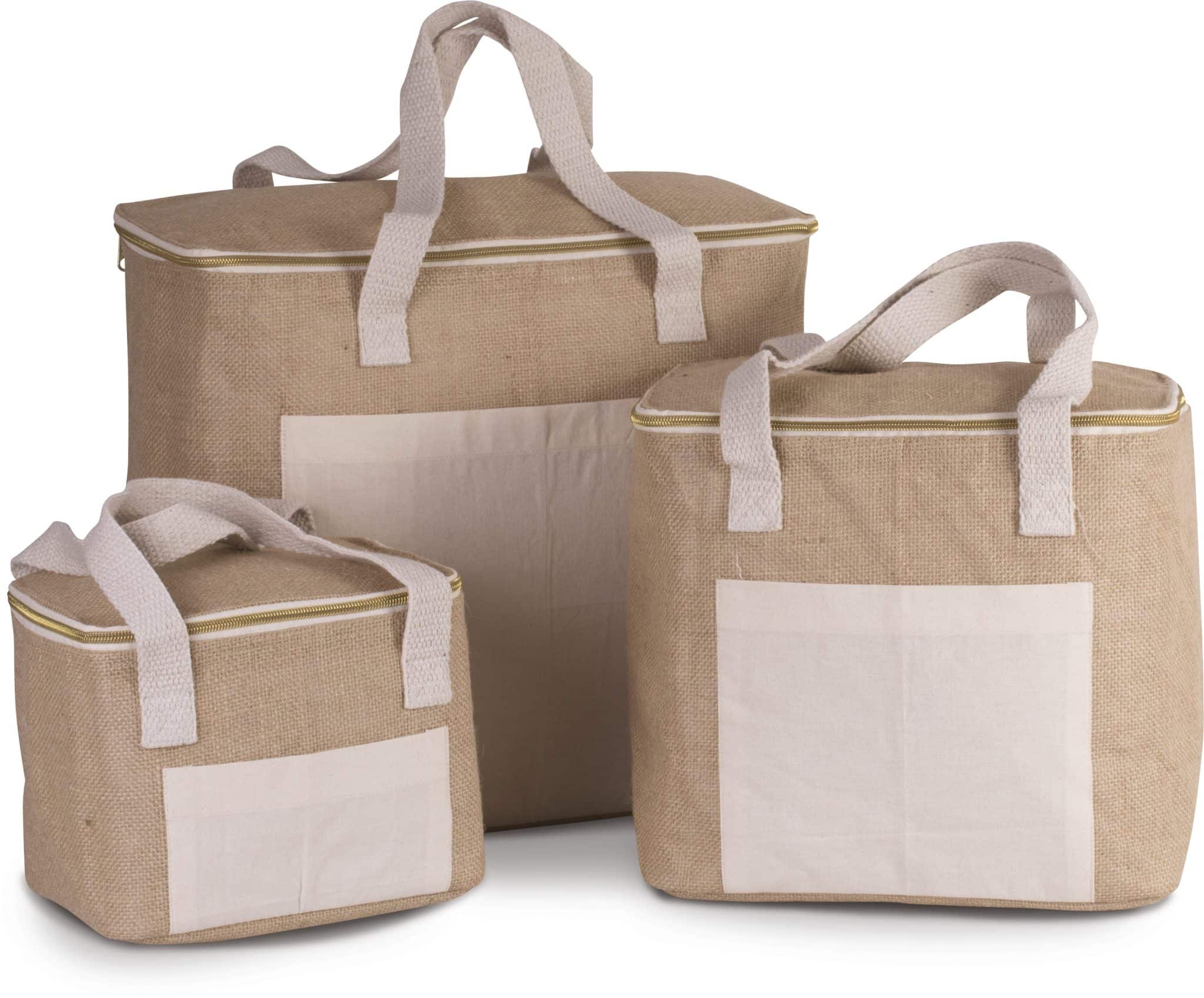 Miniature 3 pour Sac isotherme en jute - modèle moyen