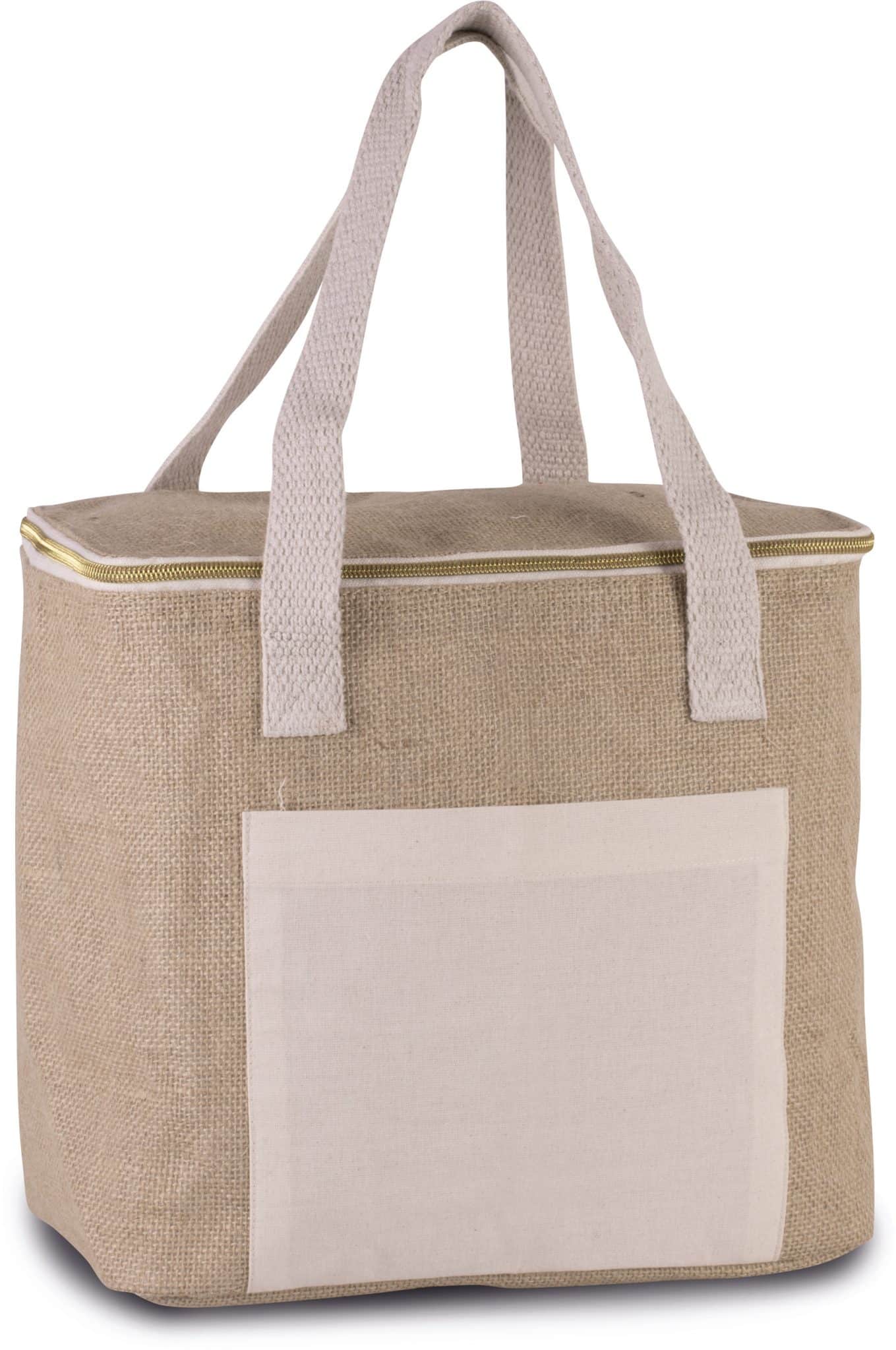 Miniature 2 pour Sac isotherme en jute - modèle moyen