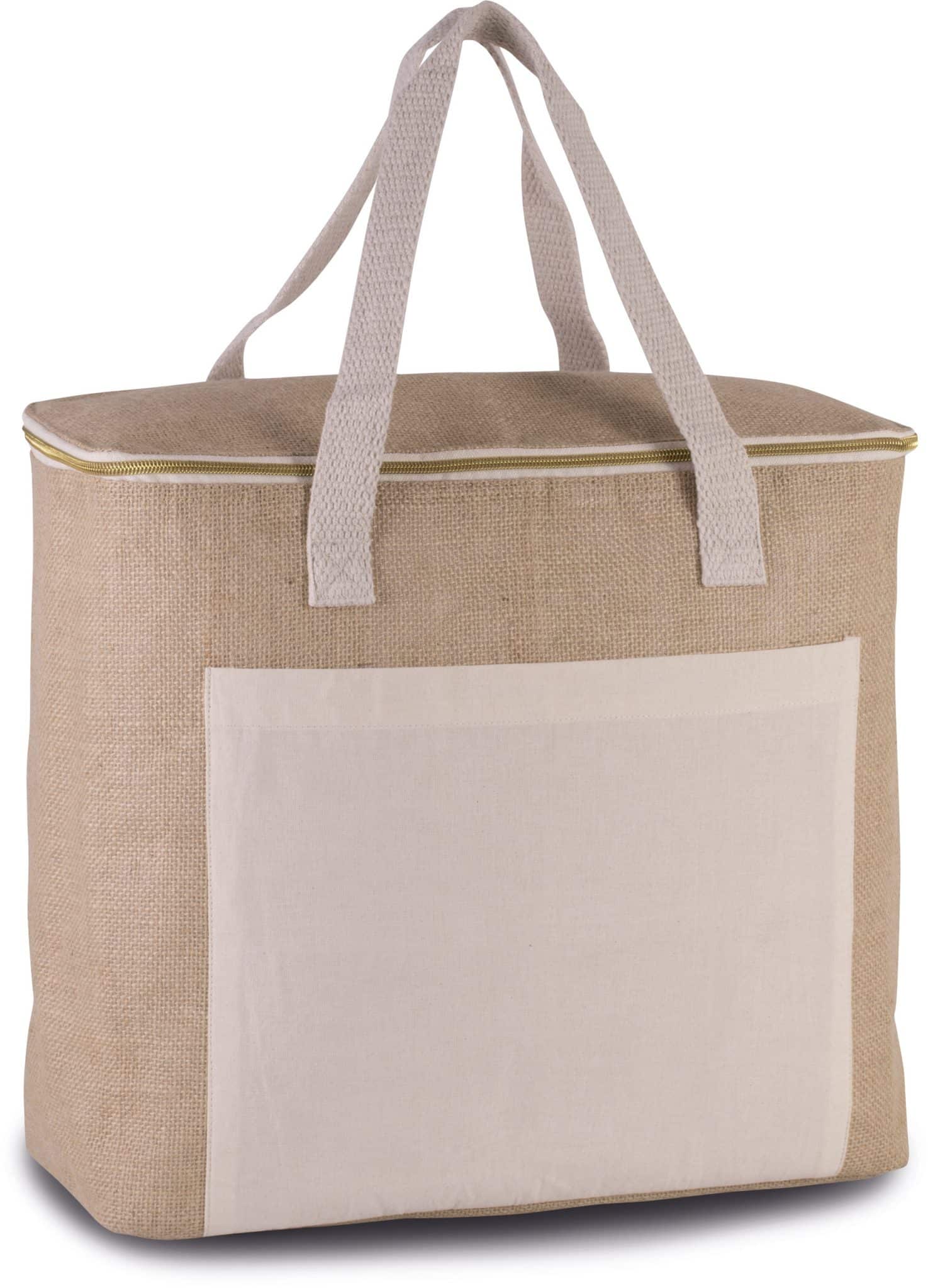 Miniature 2 pour Sac isotherme en jute - grand modèle
