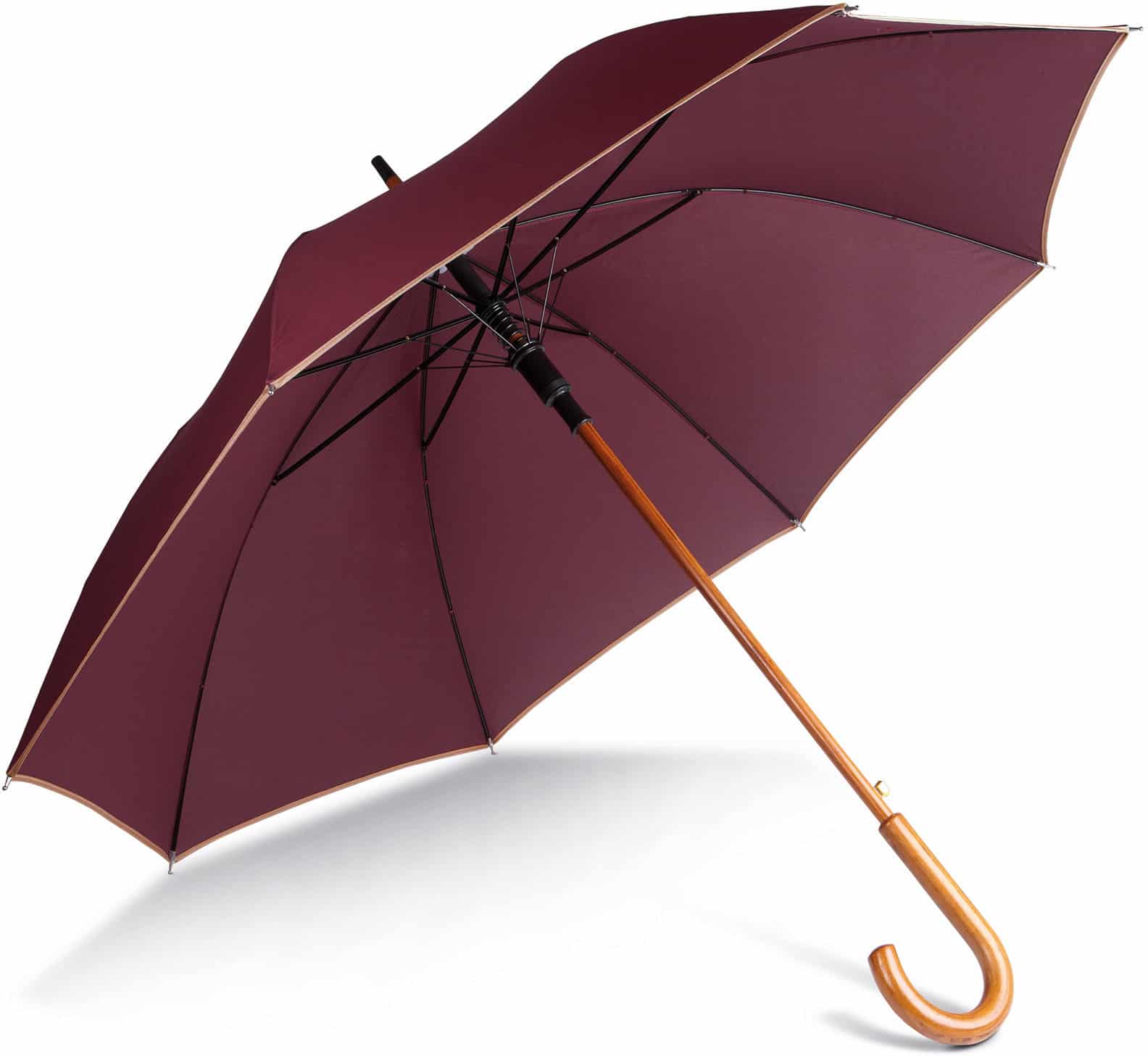 Miniature 1 pour Parapluie mât en bois
