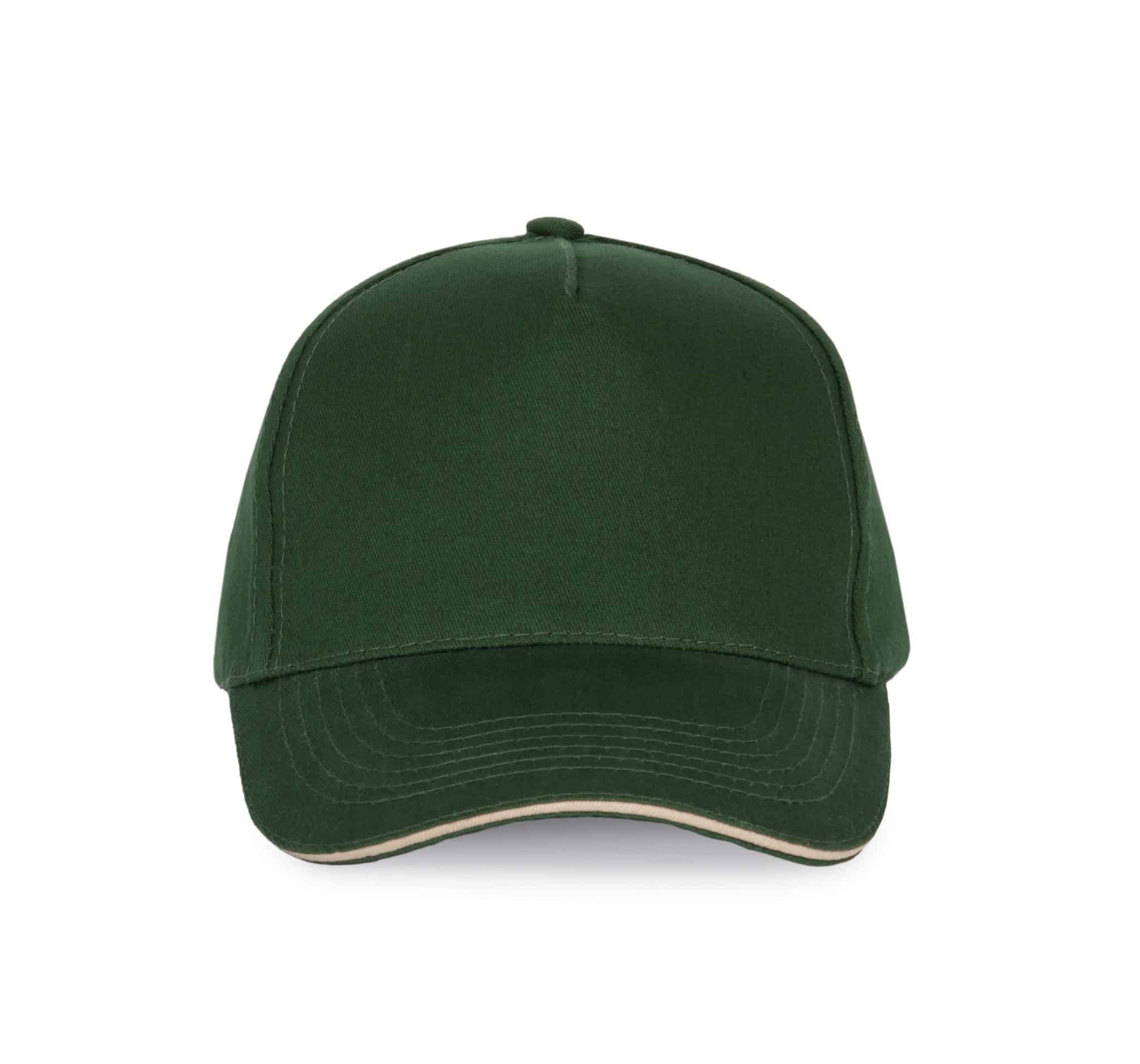 Miniature 4 pour Casquette avec sandwich contrasté - 5 panneaux