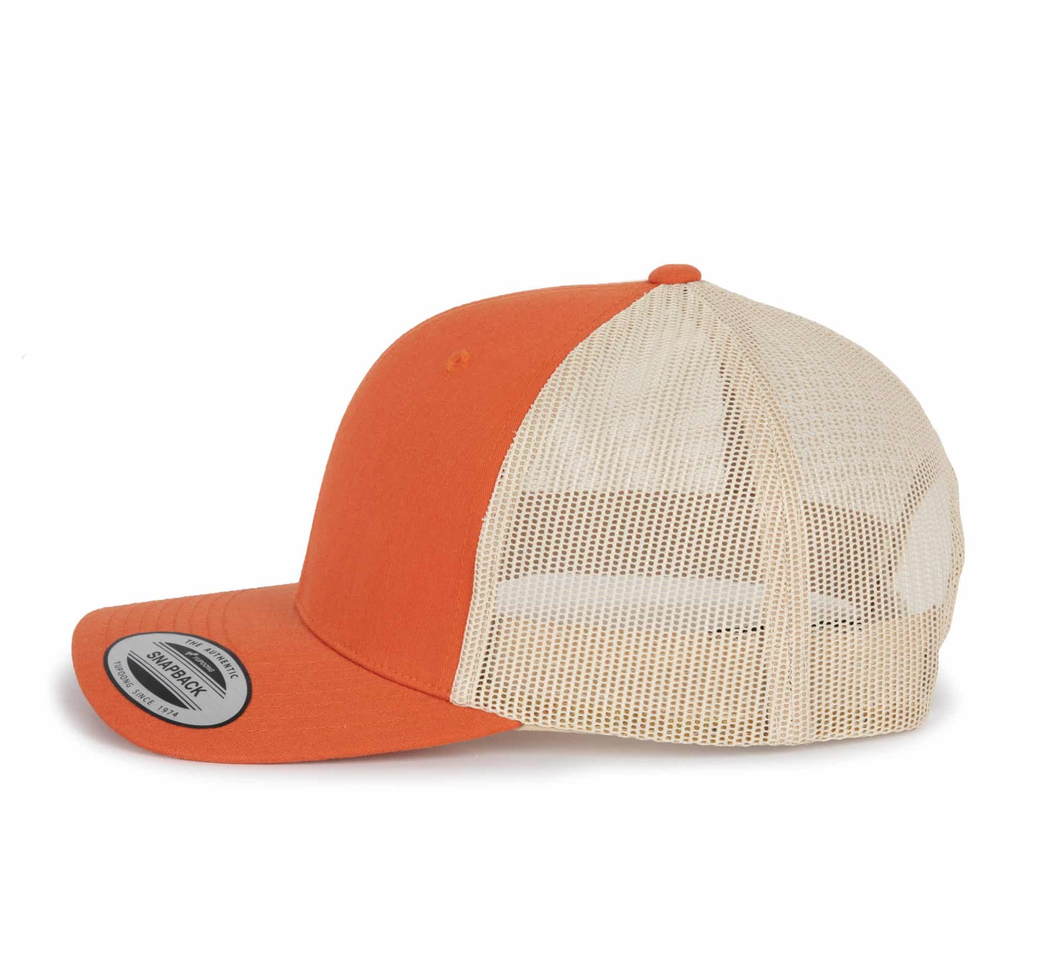 Miniature 6 pour Casquette Trucker modèle rétro - 6 panneaux