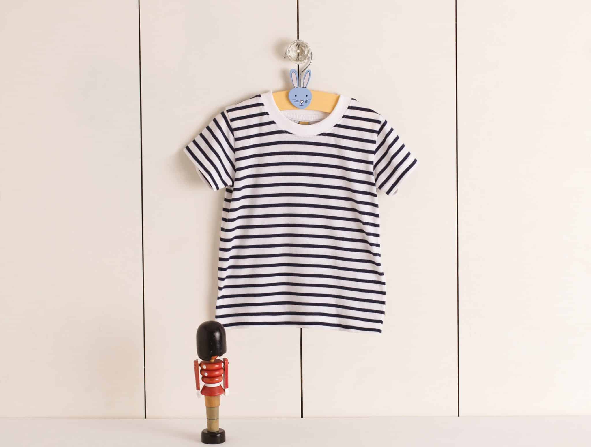 Miniature 1 pour T-shirt rayé manches courtes