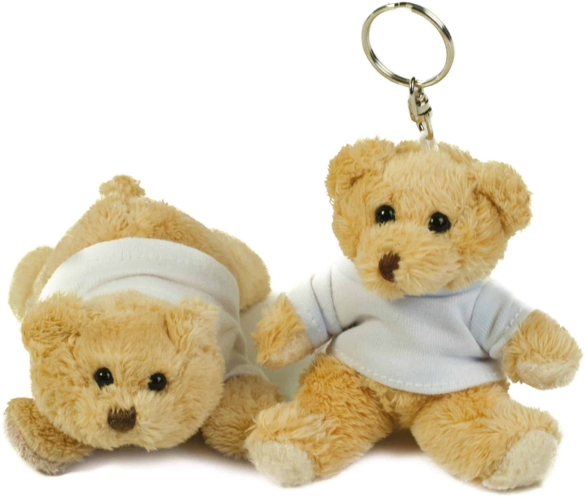 Miniature 1 pour Porte-clé peluche ours Binx