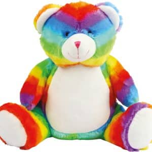 Visuel Peluche zippée Ours multicolore
