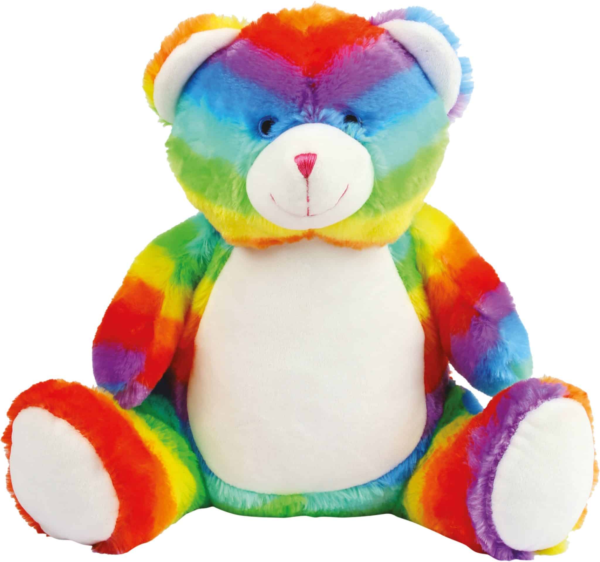 Miniature 1 pour Peluche zippée Ours multicolore
