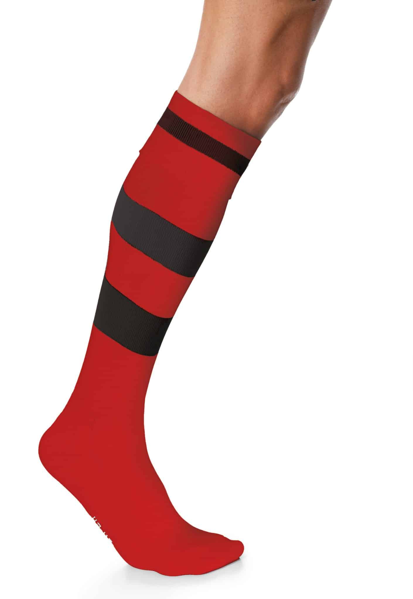 Miniature 1 pour Chaussettes de sport cerclées unisexe