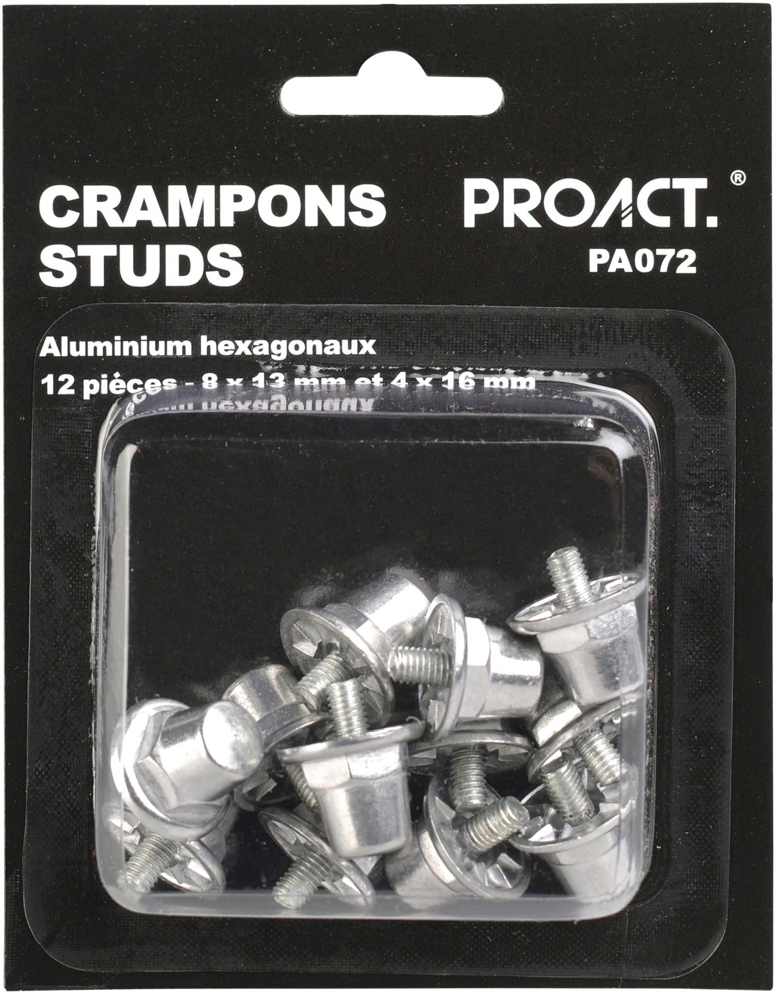 Miniature 1 pour Boîte de 12 crampons alu hexagonaux