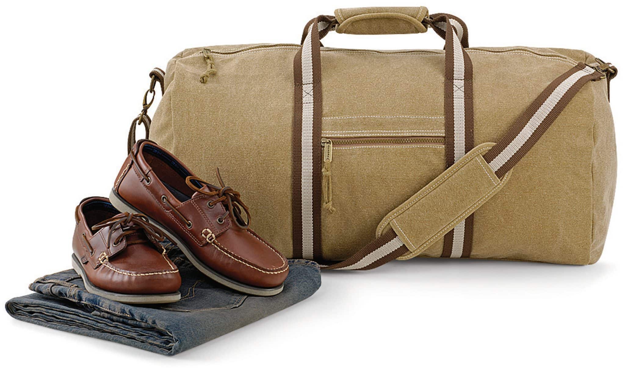 Miniature 3 pour Sac de voyage vintage en toile