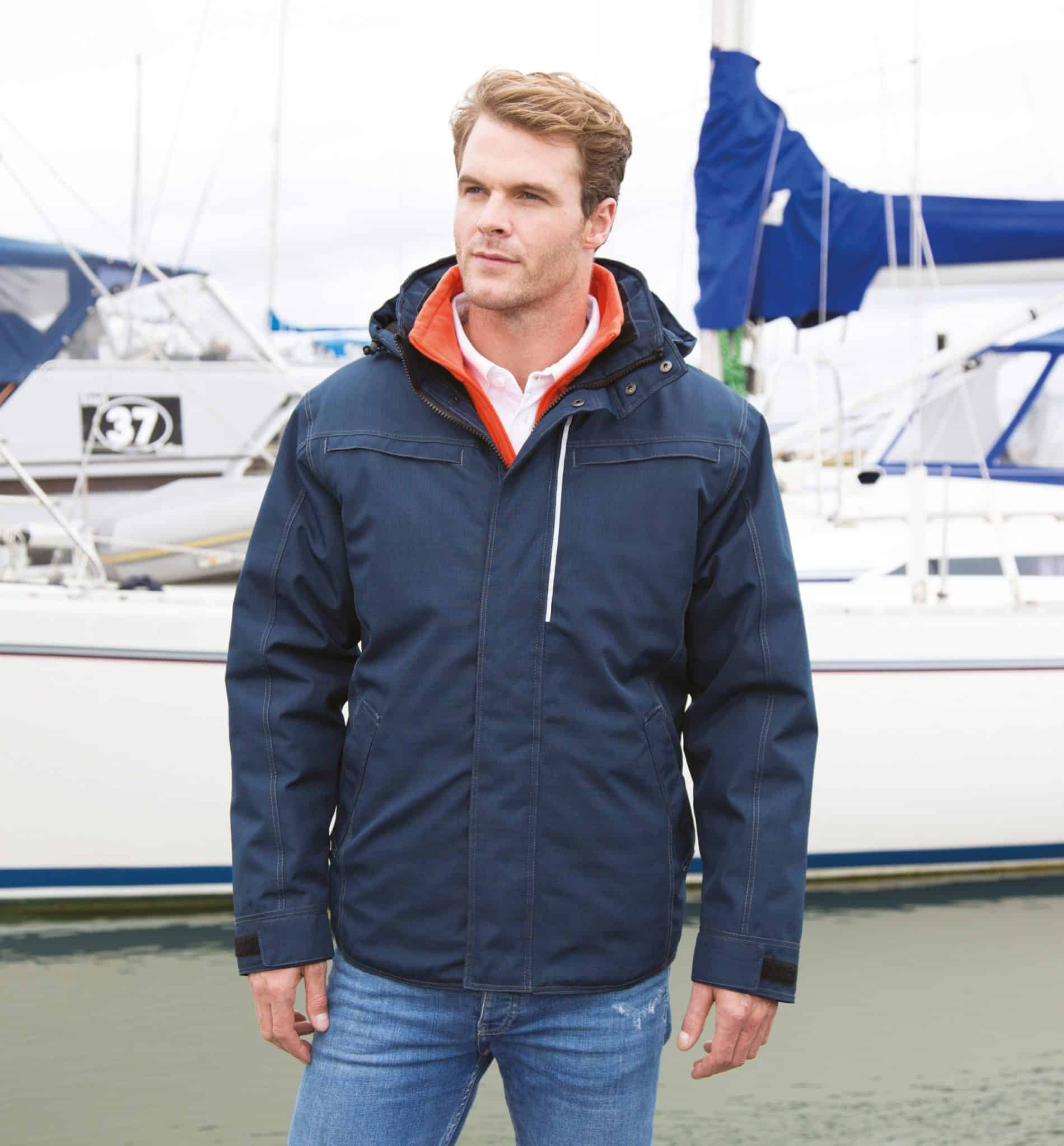 Miniature 1 pour Parka robuste "effet denim"