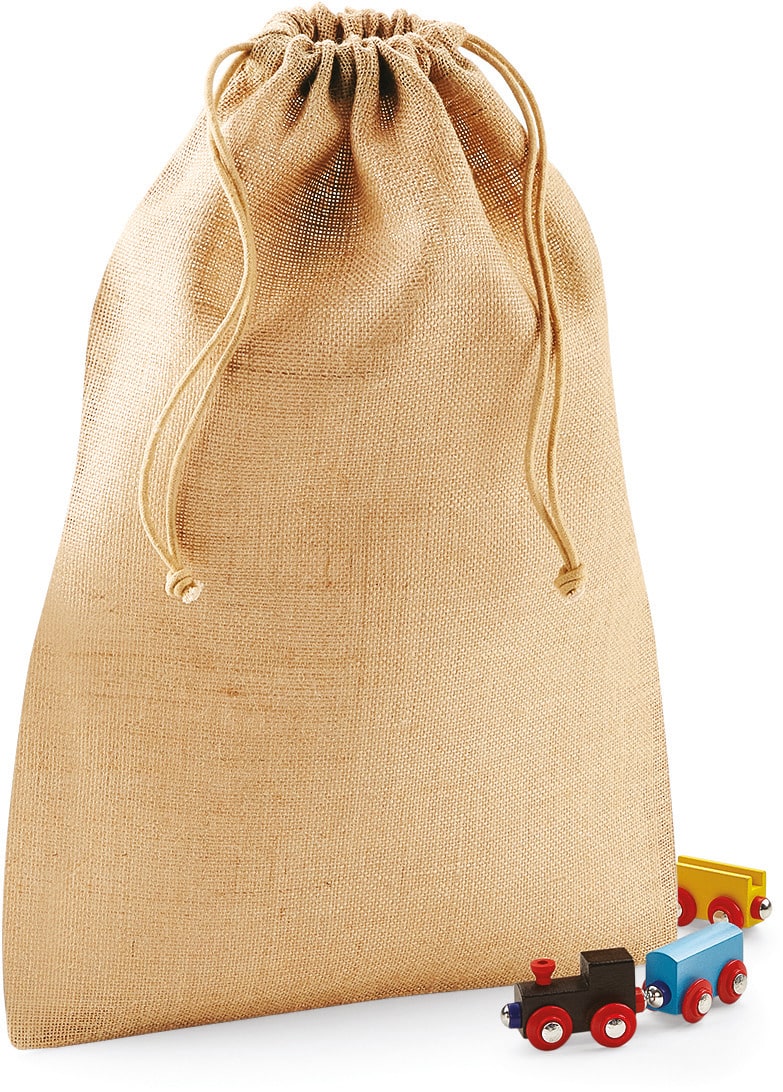 Miniature 1 pour Sac à cordelette en jute