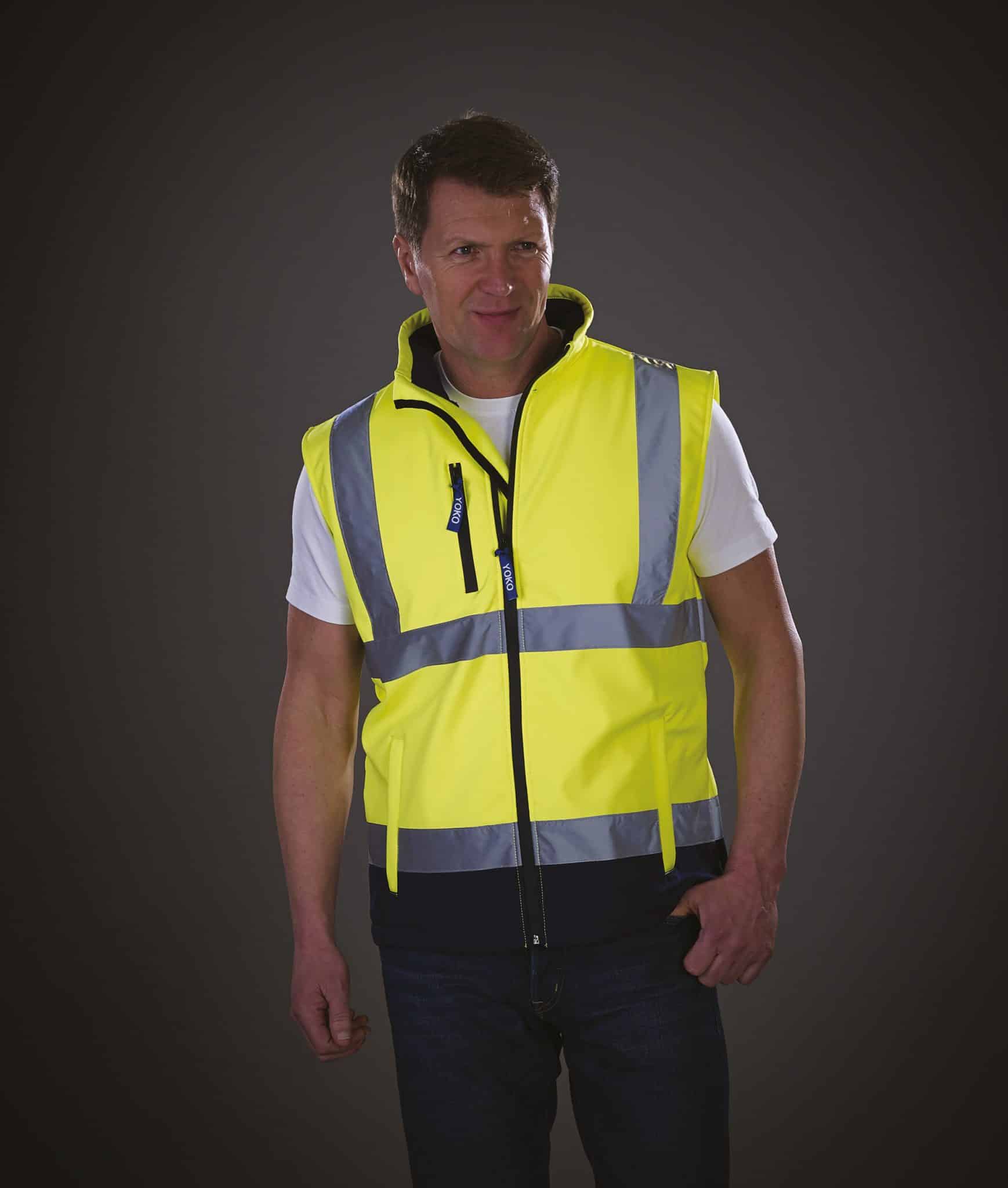 Miniature 3 pour Bodywarmer softshell haute visibilité