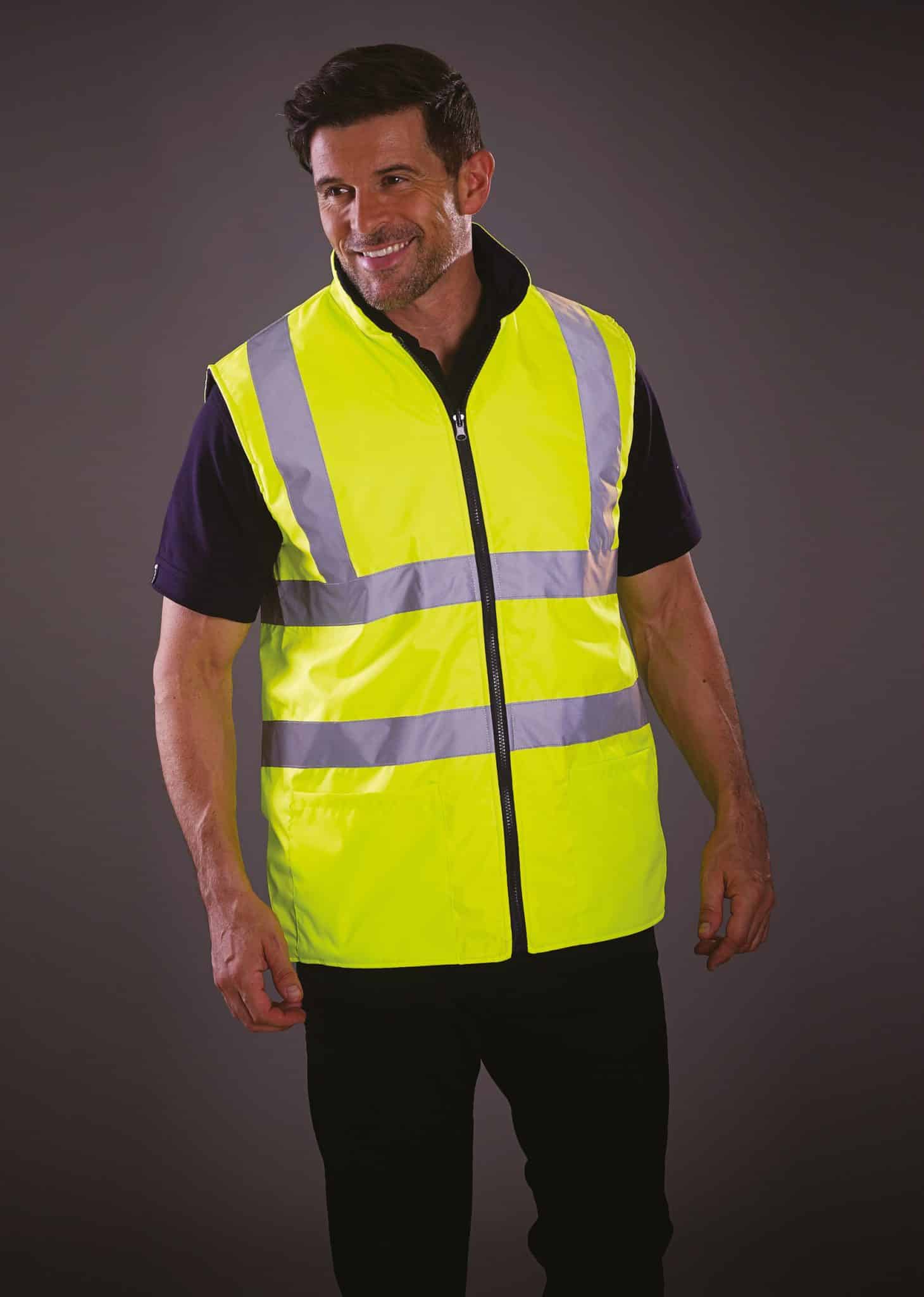 Miniature 1 pour Bodywarmer réversible haute visibilité