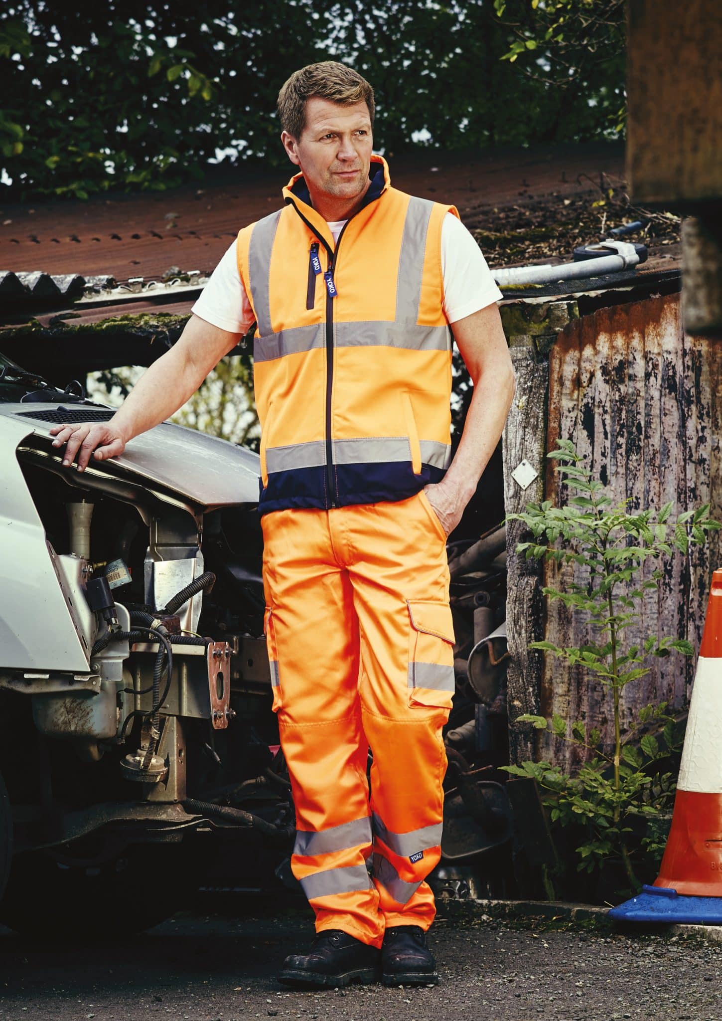 Miniature 1 pour Pantalon Cargo haute visibilité