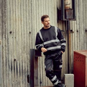 Visuel Sweat-shirt haute visibilité col rond