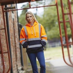 Visuel Sweatshirt capuche haute visibilité