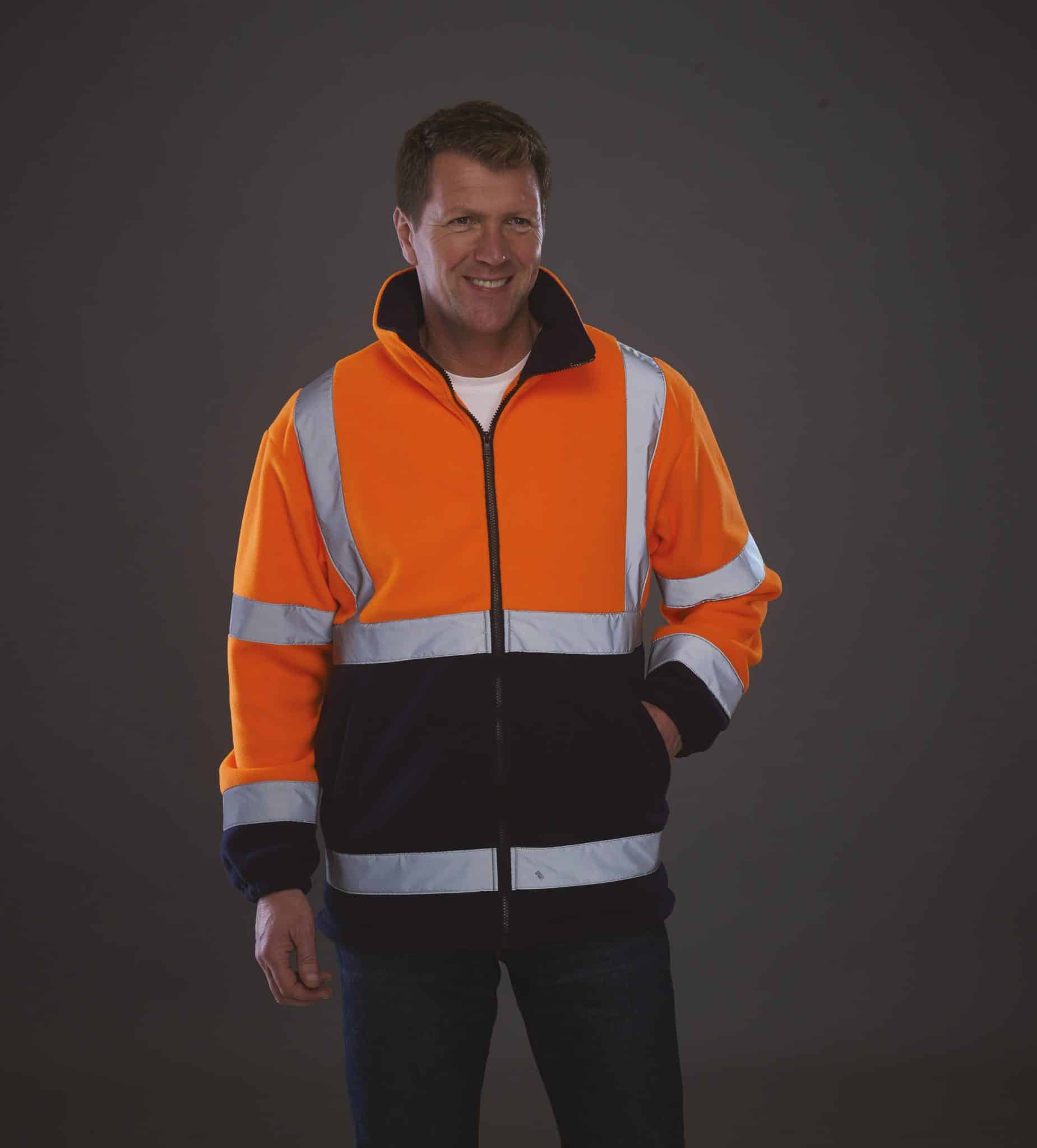 Miniature 1 pour Veste polaire haute visibilité