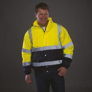 Visuel Blouson bicolore haute visibilité