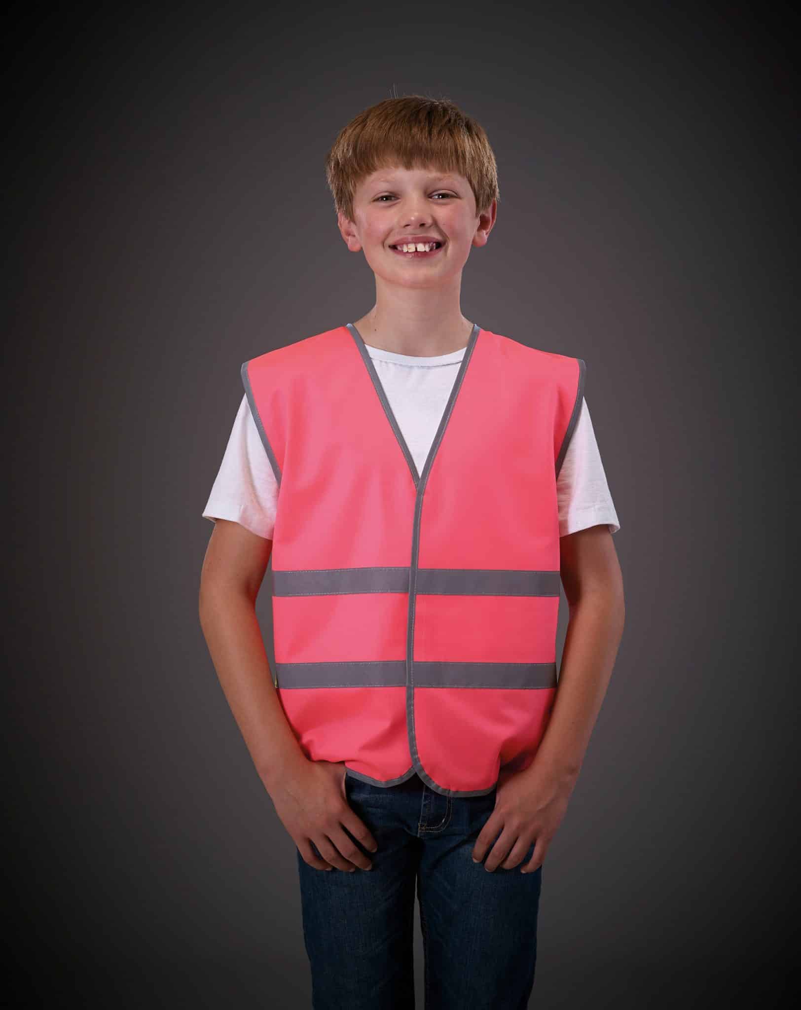 Miniature 1 pour Gilet avec bordures et bandes réfléchissantes