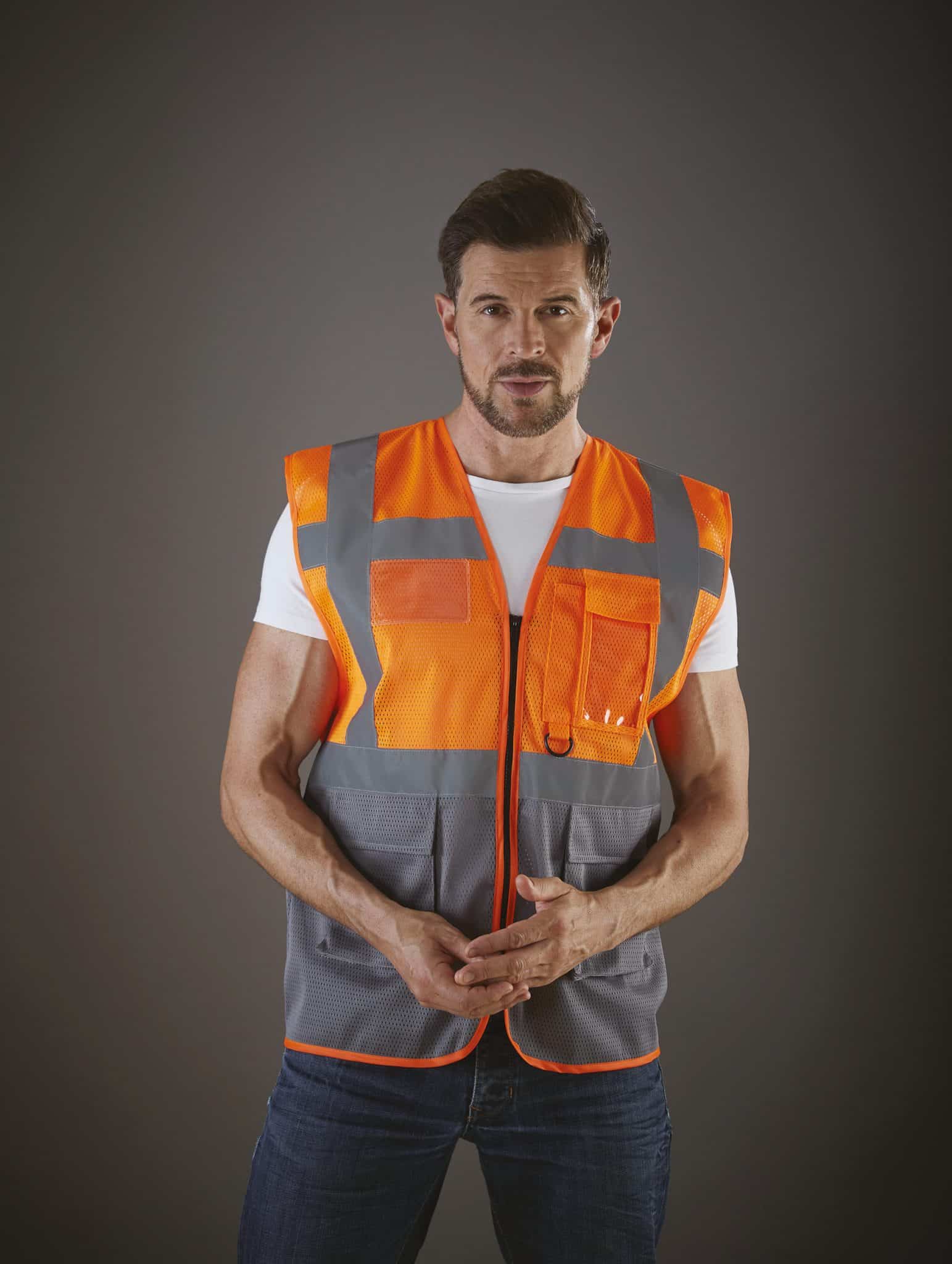 Miniature 4 pour Gilet haute visibilité Top Cool "Management"