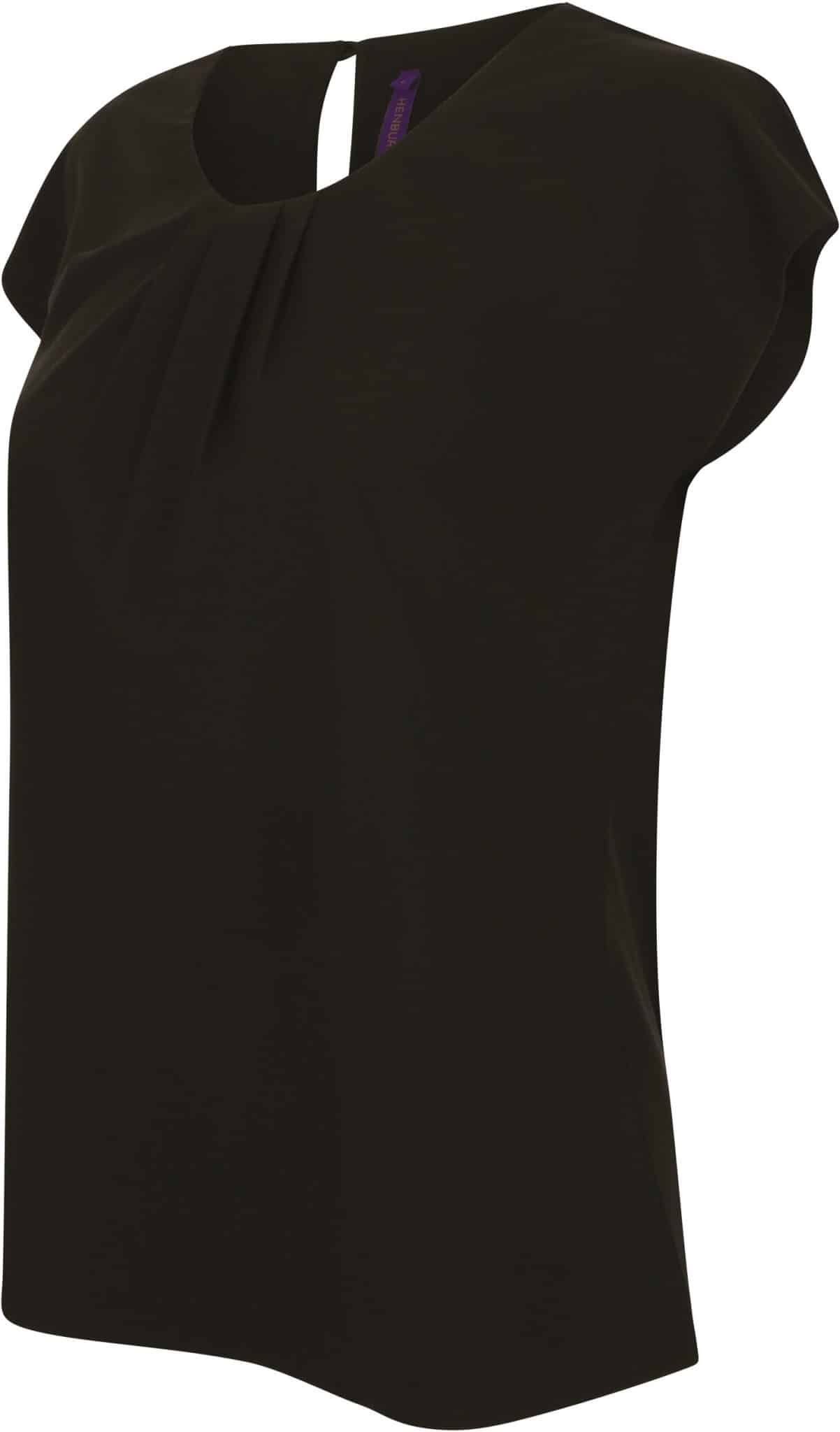 Miniature 2 pour Top col plissé femme