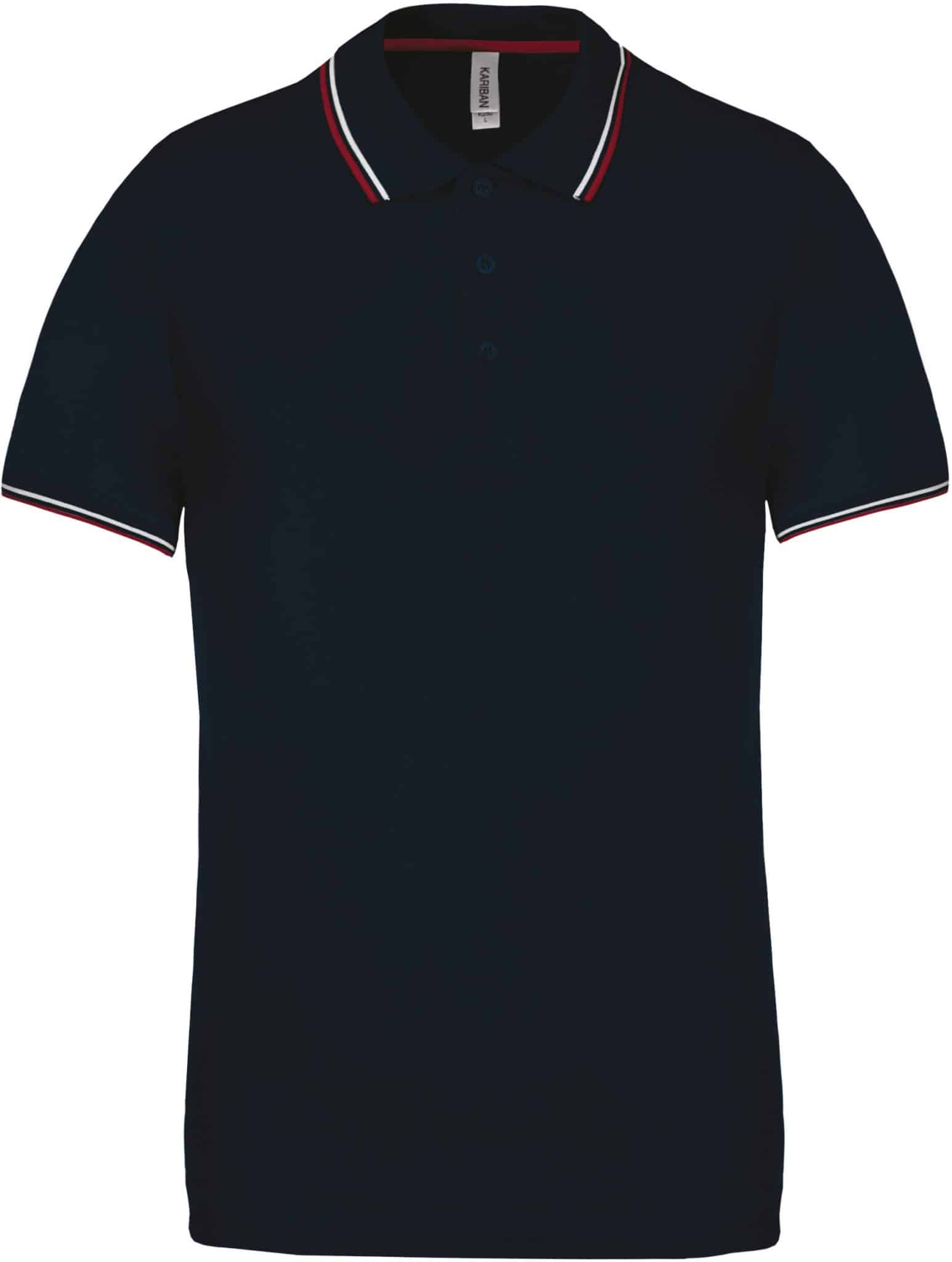 Miniature 22 pour Polo maille piquée manches courtes homme