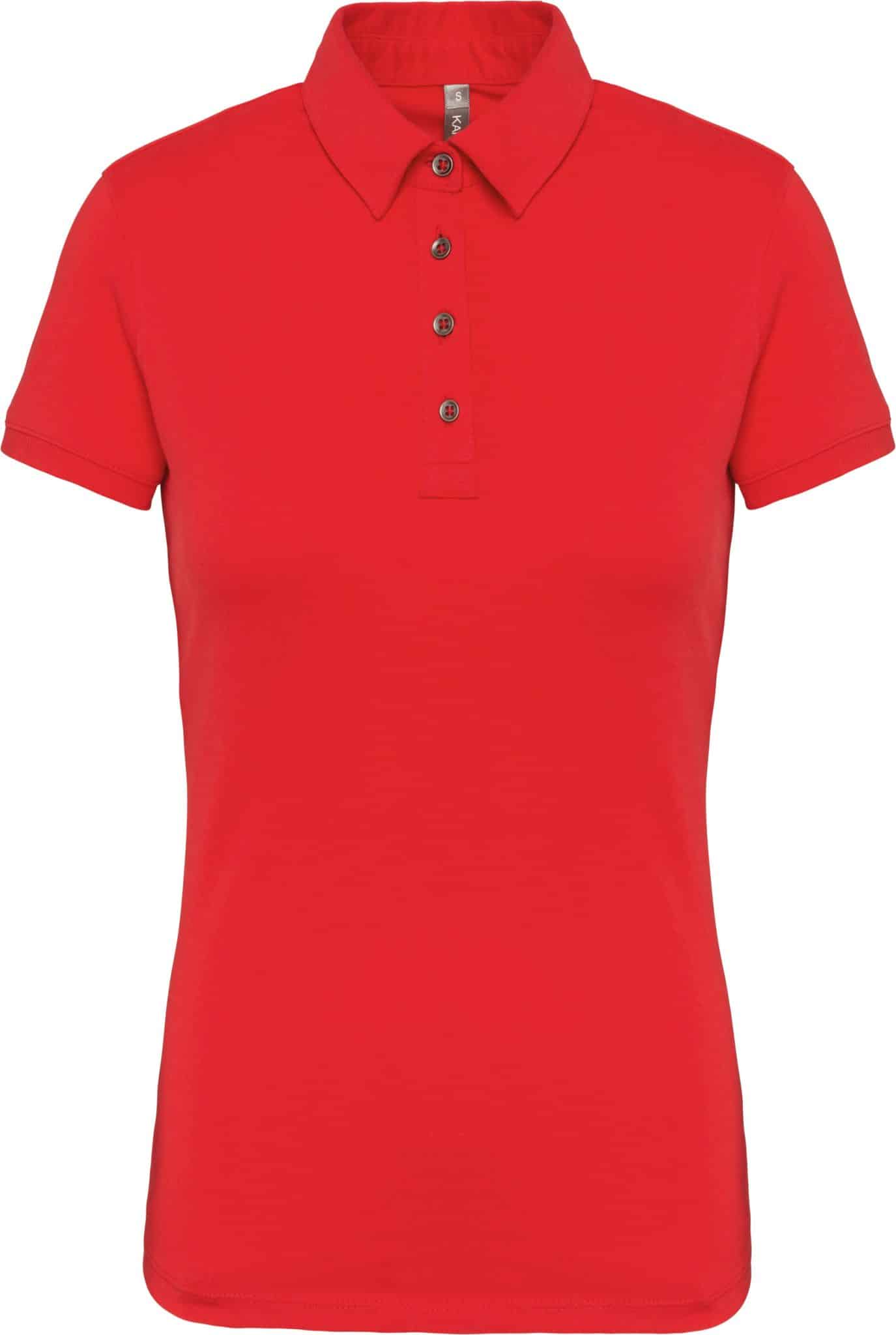 Miniature 20 pour Polo jersey manches courtes femme