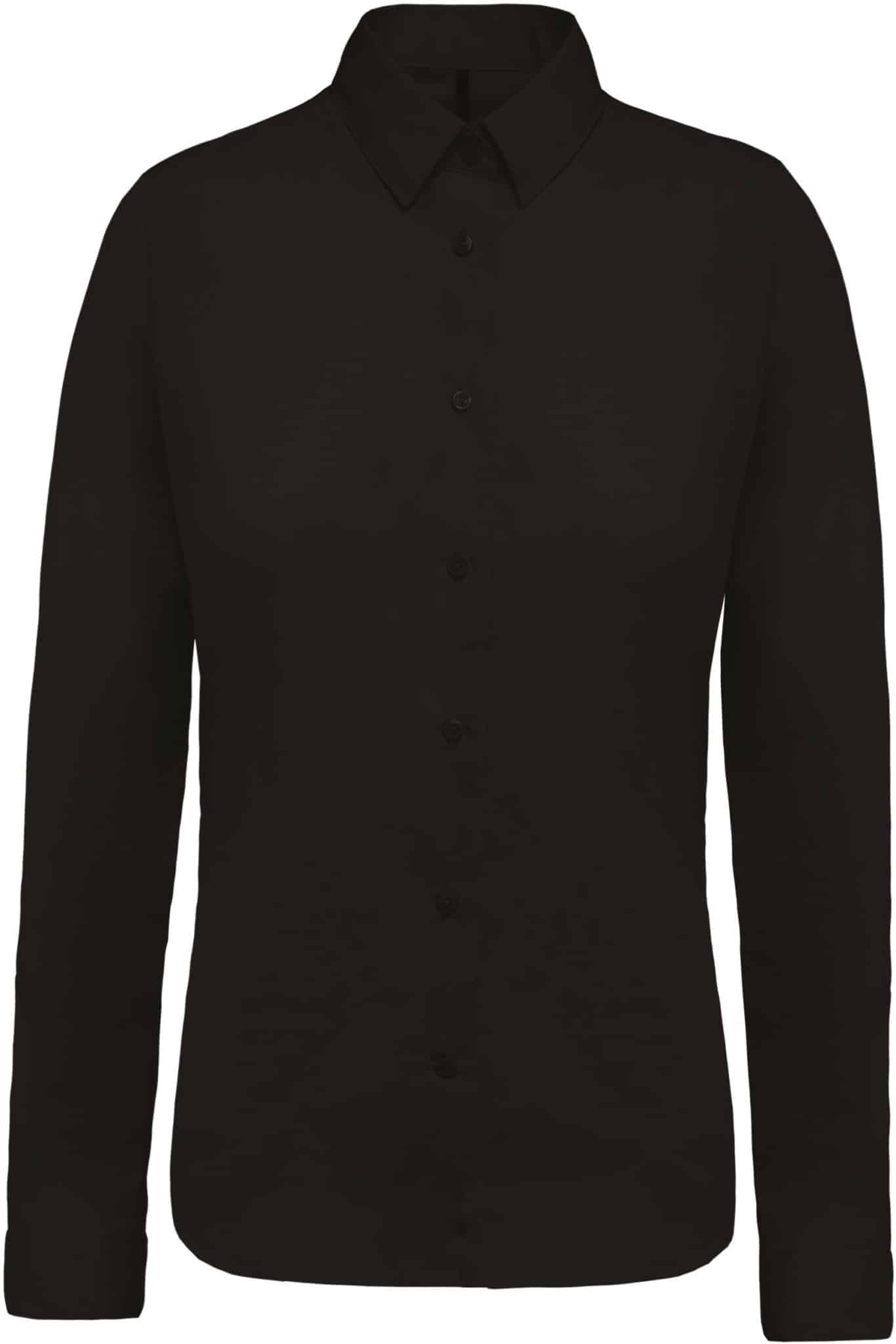 Miniature 10 pour Chemise popeline manches longues femme