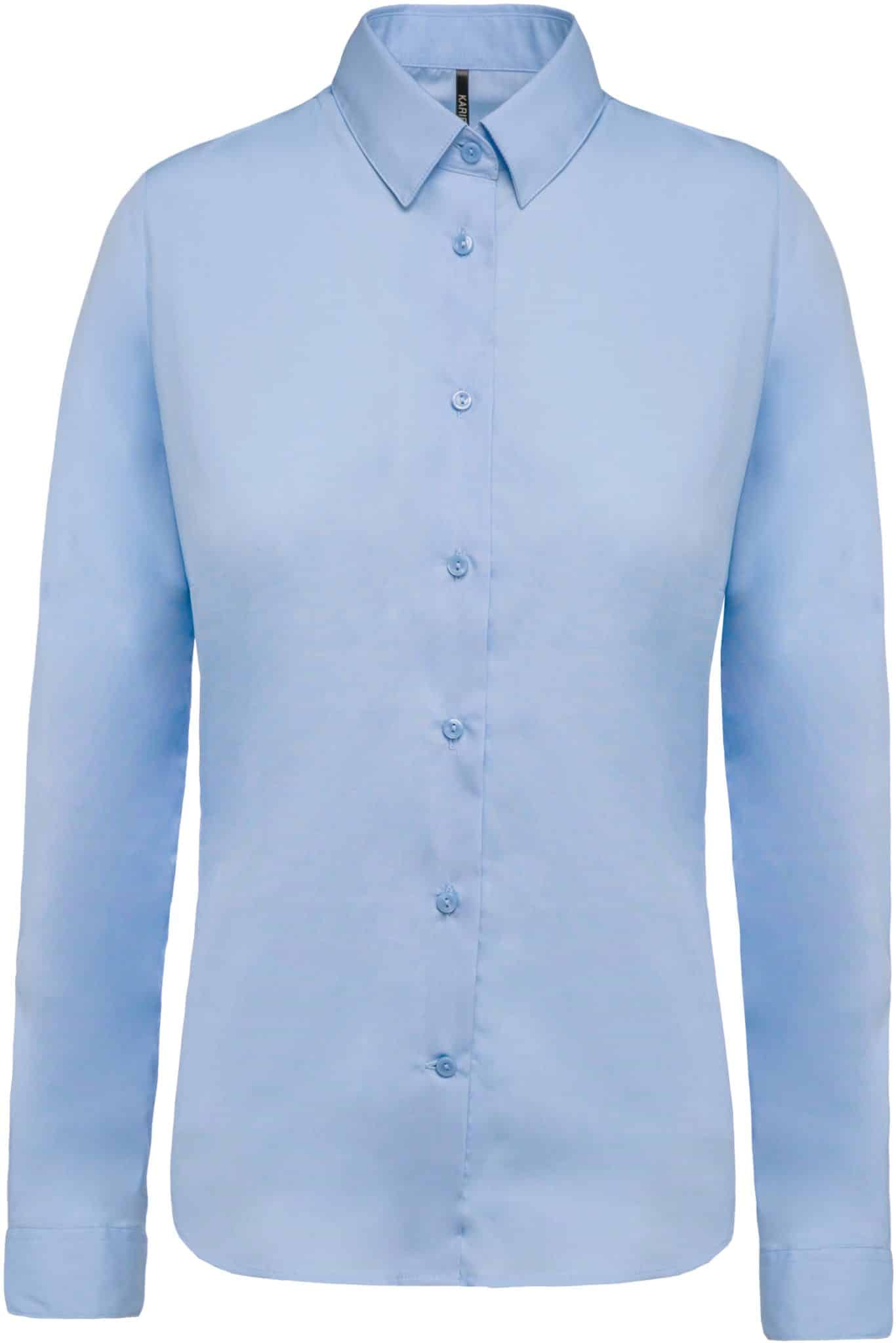 Miniature 11 pour Chemise popeline manches longues femme