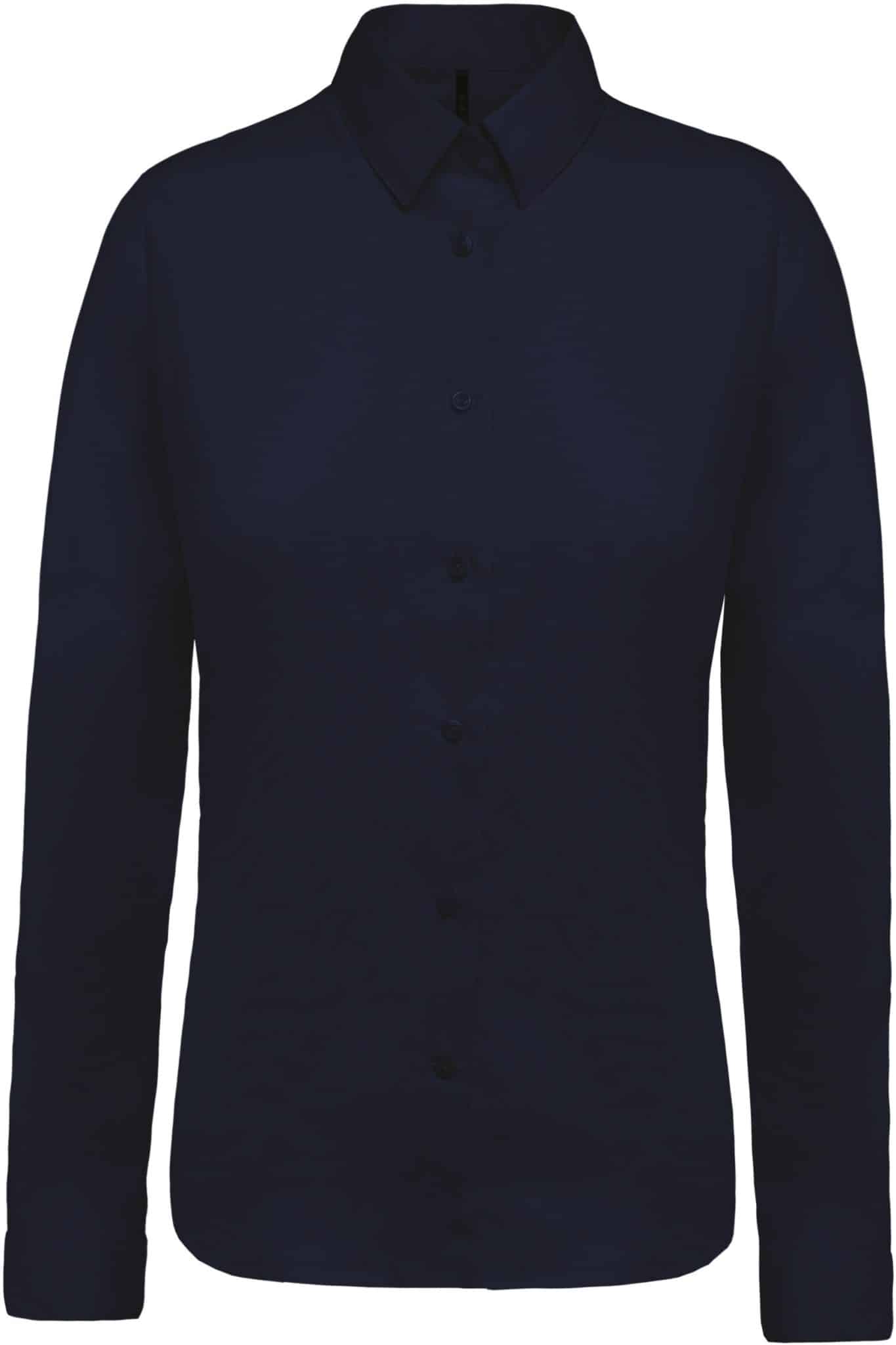 Miniature 12 pour Chemise popeline manches longues femme