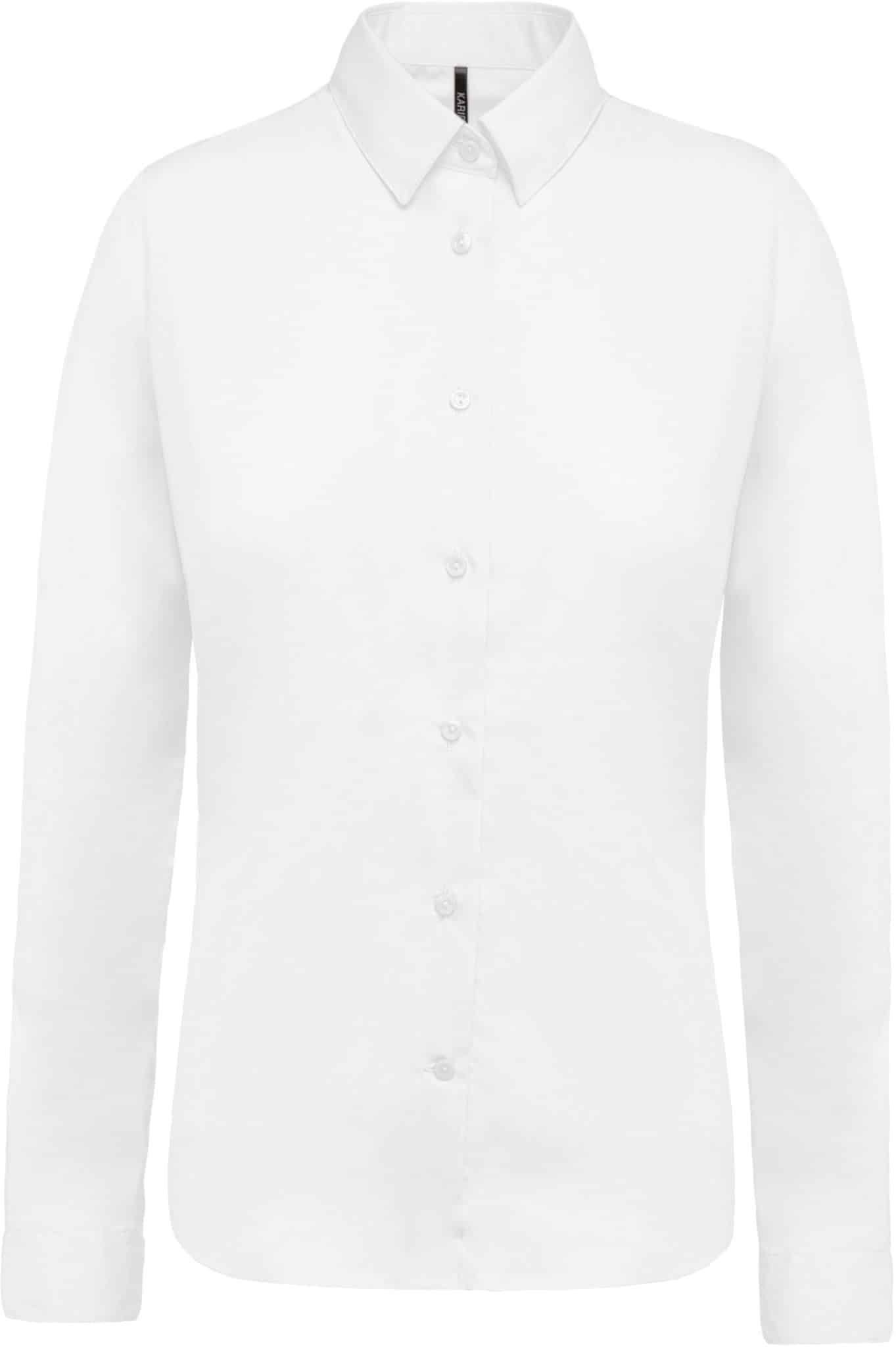 Miniature 14 pour Chemise popeline manches longues femme
