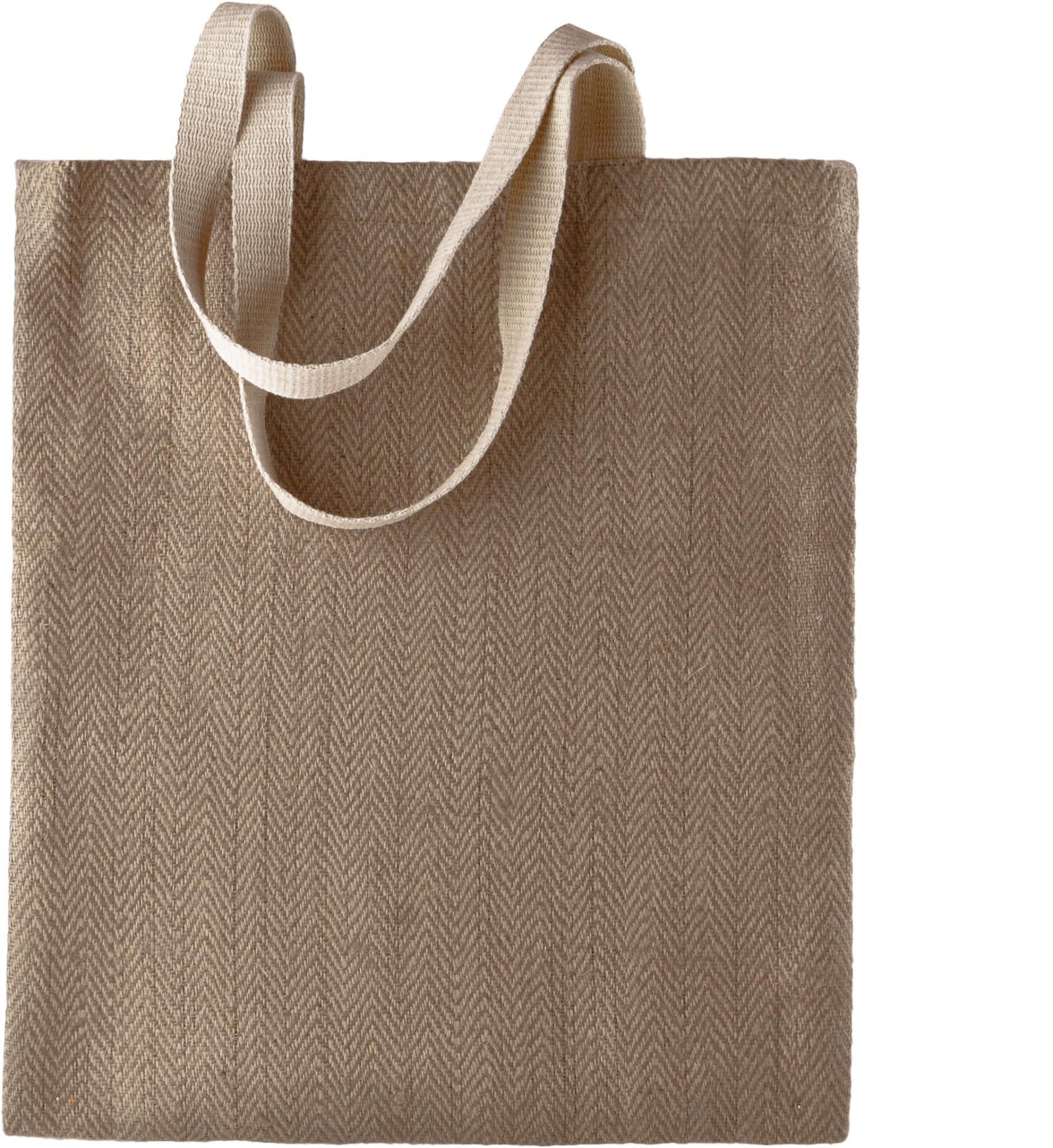 Miniature 5 pour Sac en toile de jute teint 100% naturel