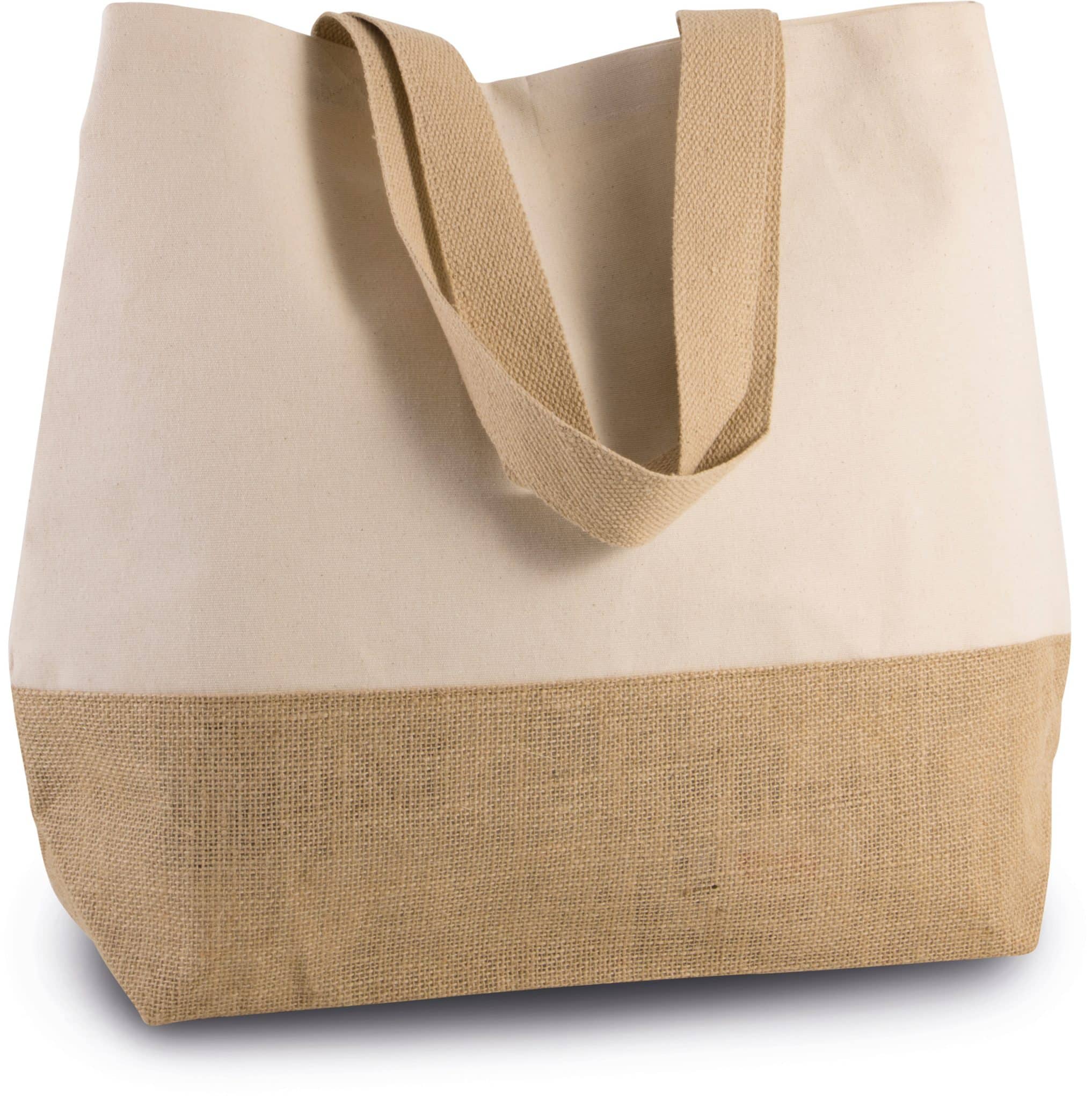 Miniature 15 pour Sac shopping en toiles de coton et jute