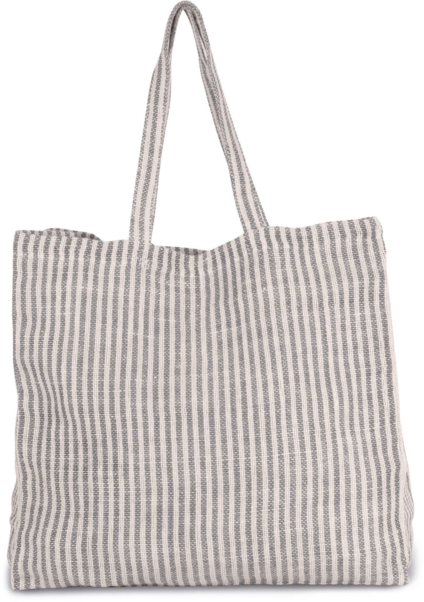 Miniature 10 pour Sac shopping à rayures en juco