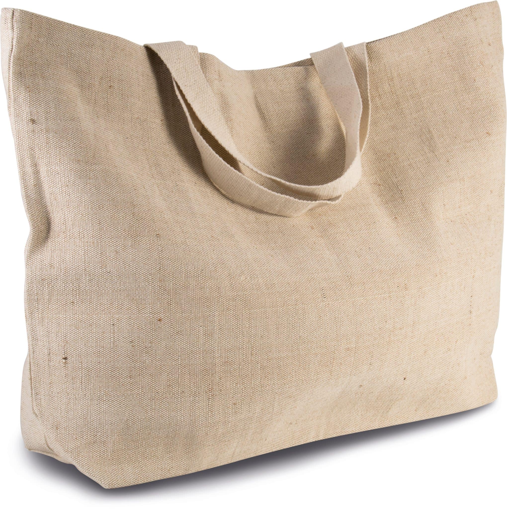 Miniature 6 pour Grand sac de shopping fourre-tout esprit rustique