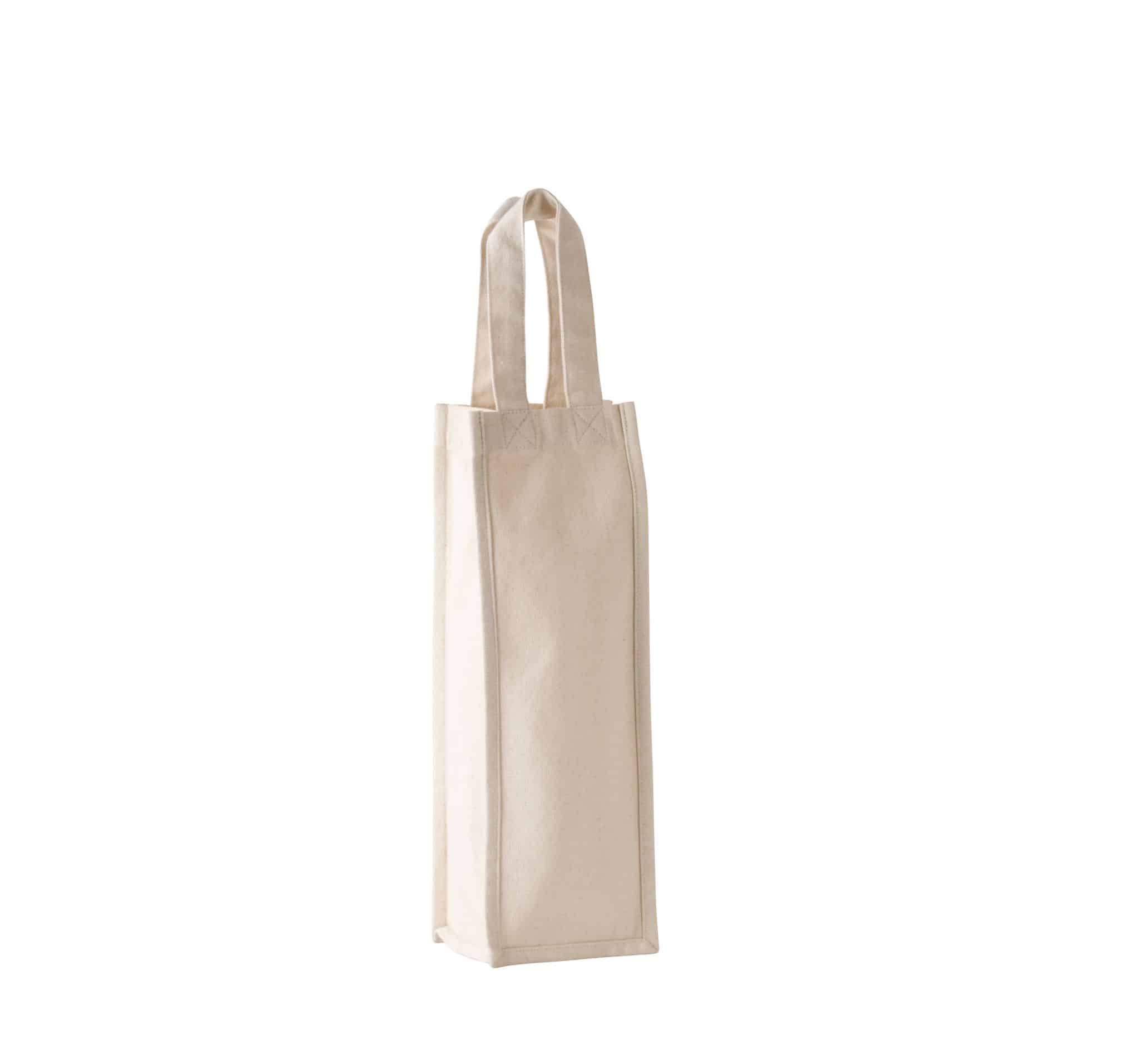 Miniature 4 pour Sac porte-bouteille en coton canvas