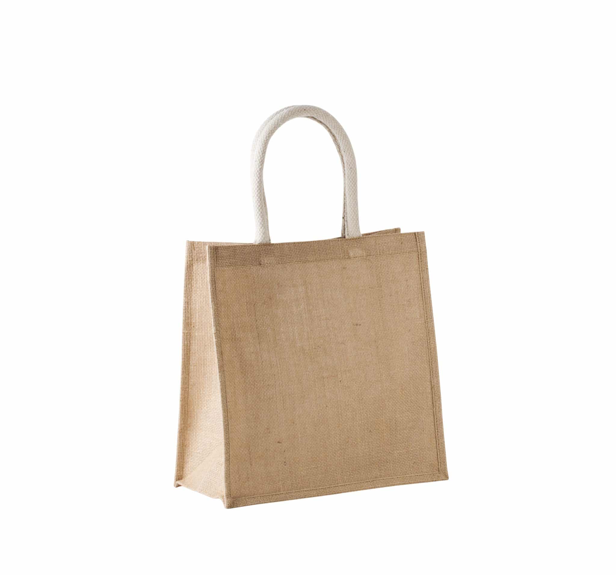 Miniature 10 pour Sac style cabas en toile de jute - grand modèle