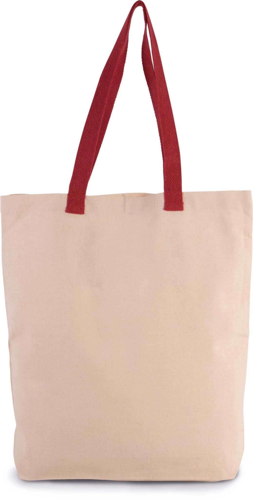 Miniature 4 pour Sac shopping à soufflet avec poignées contrastées
