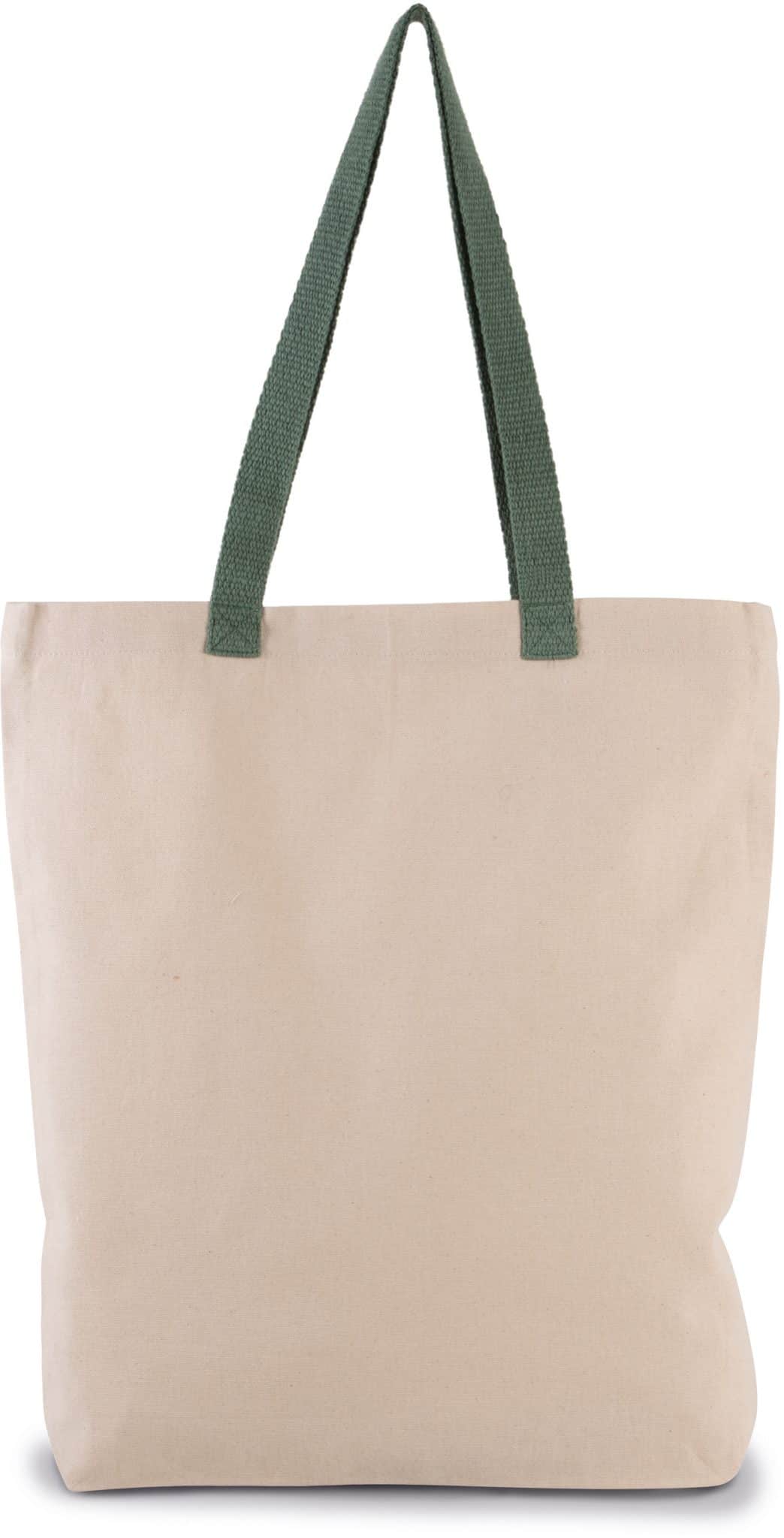 Miniature 6 pour Sac shopping à soufflet avec poignées contrastées