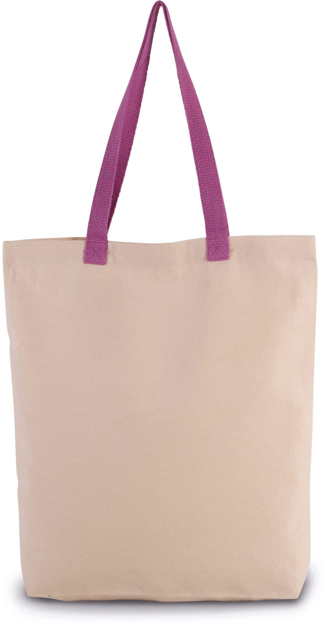 Miniature 10 pour Sac shopping à soufflet avec poignées contrastées