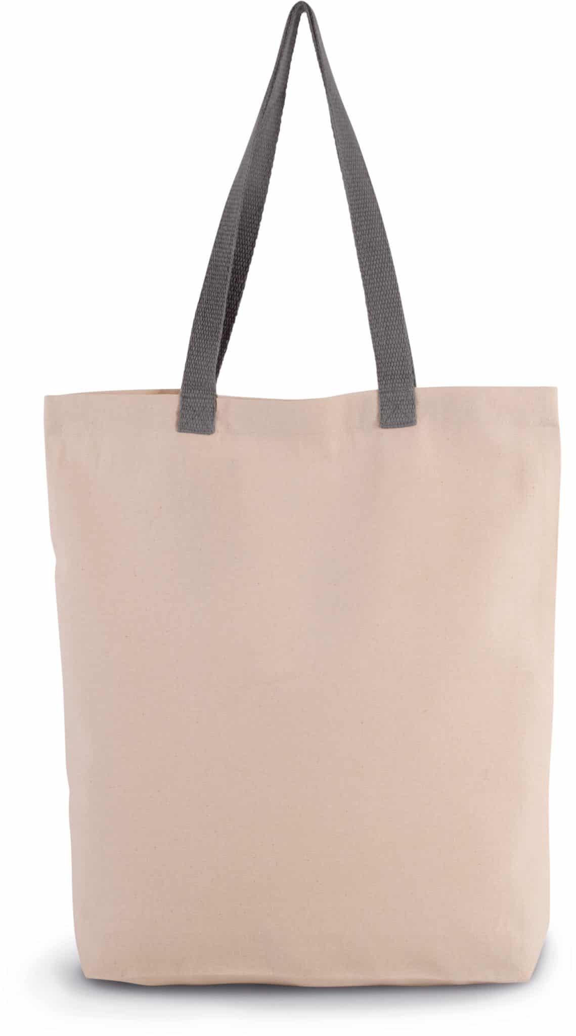 Miniature 12 pour Sac shopping à soufflet avec poignées contrastées