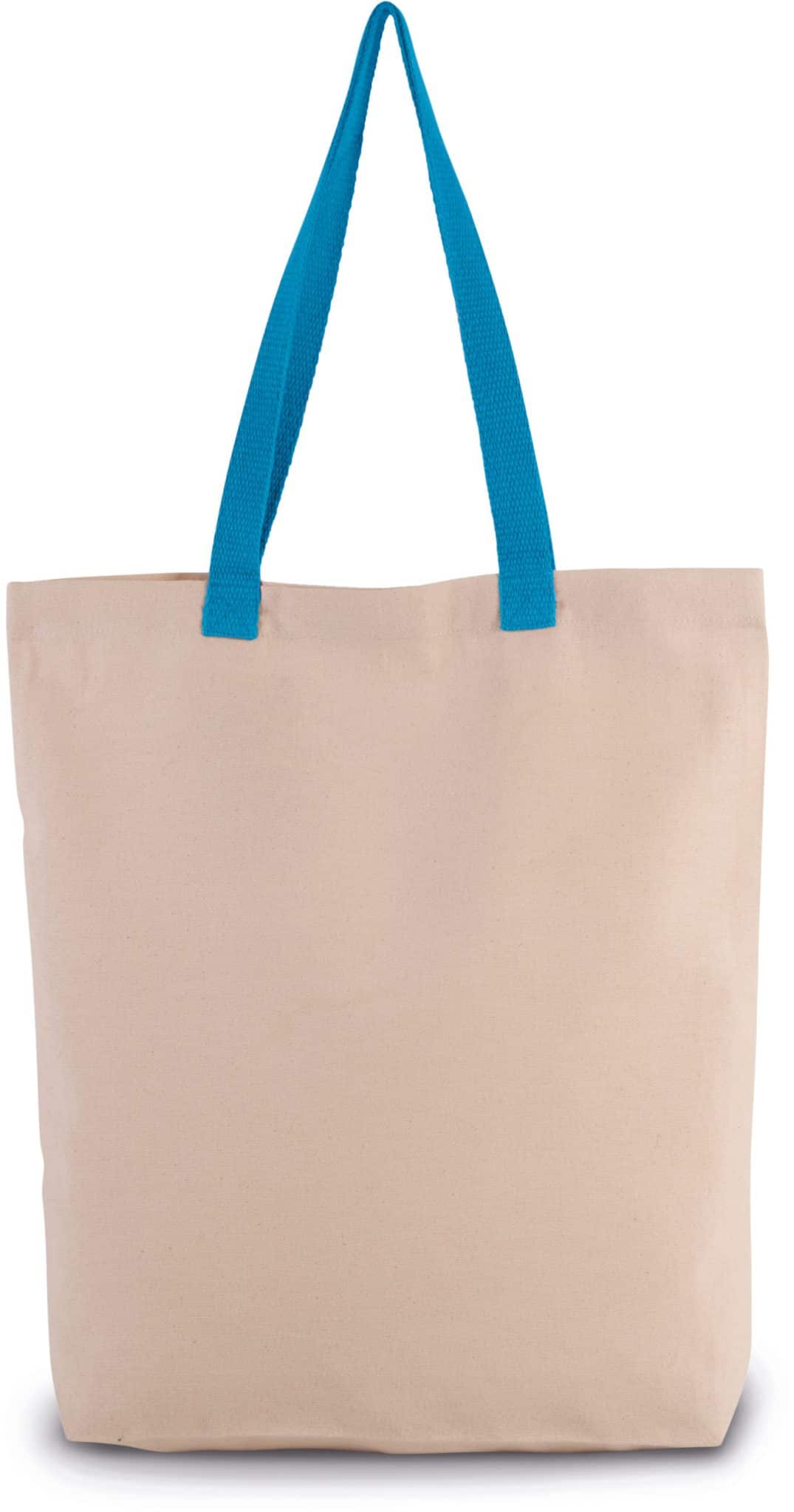 Miniature 13 pour Sac shopping à soufflet avec poignées contrastées