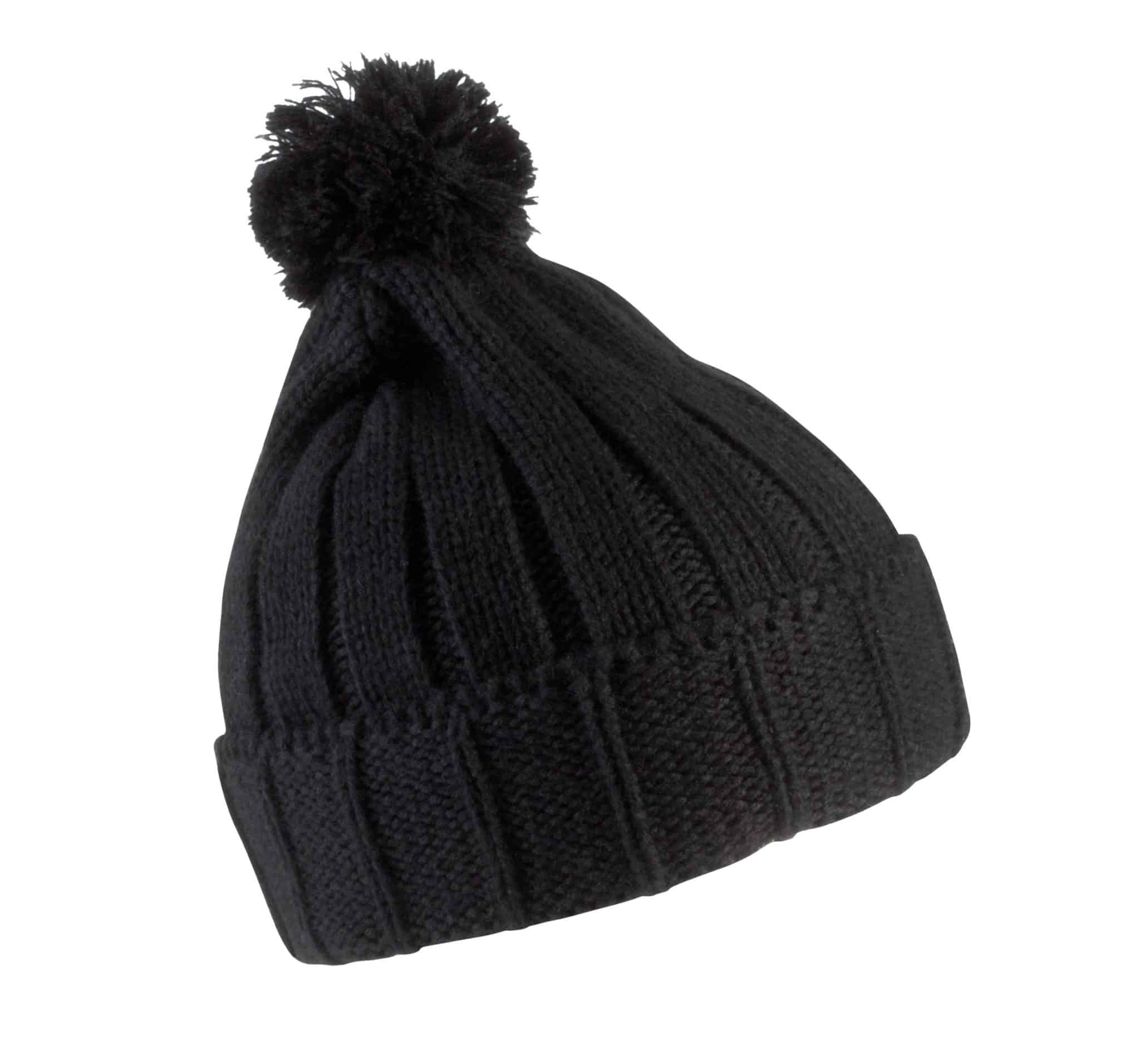 Miniature 5 pour Bonnet à pompon avec revers