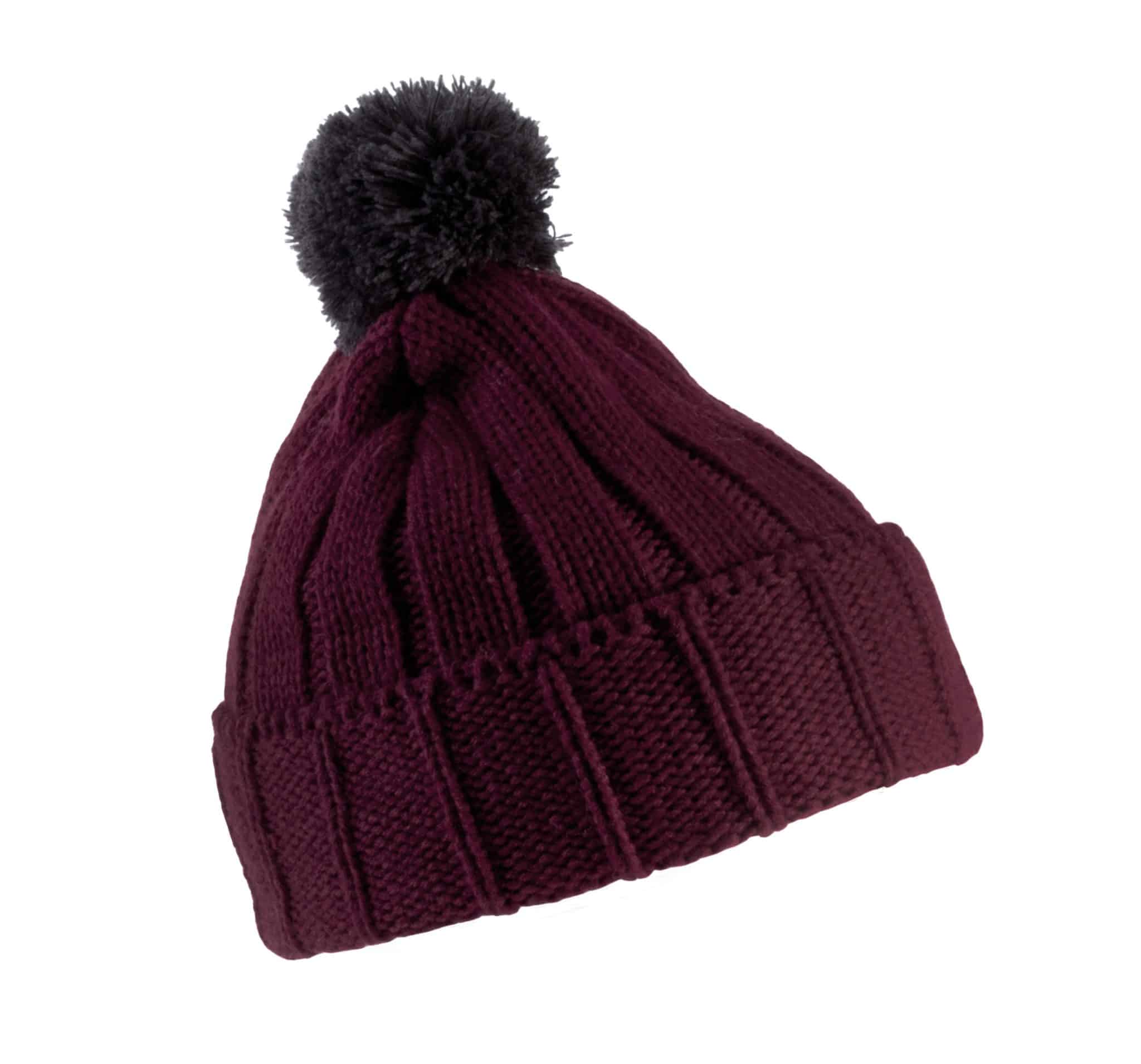 Miniature 6 pour Bonnet à pompon avec revers