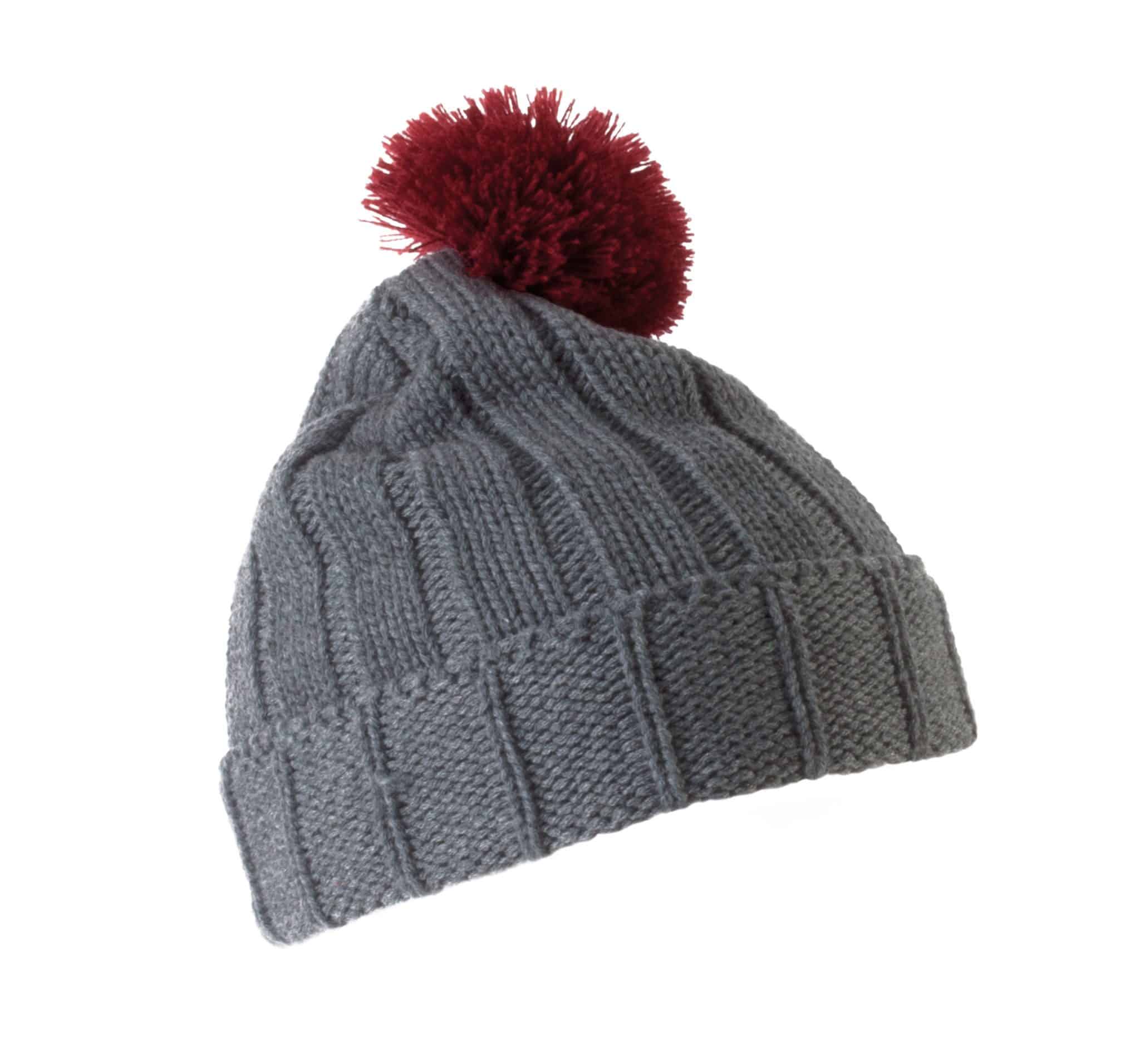 Miniature 7 pour Bonnet à pompon avec revers